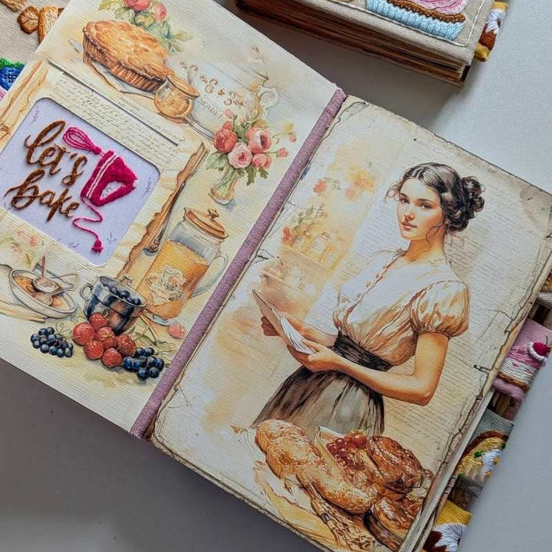 KochKunst™ / Handgemachtes Rezepttagebuch Für Geschmackvolle Erinnerungen