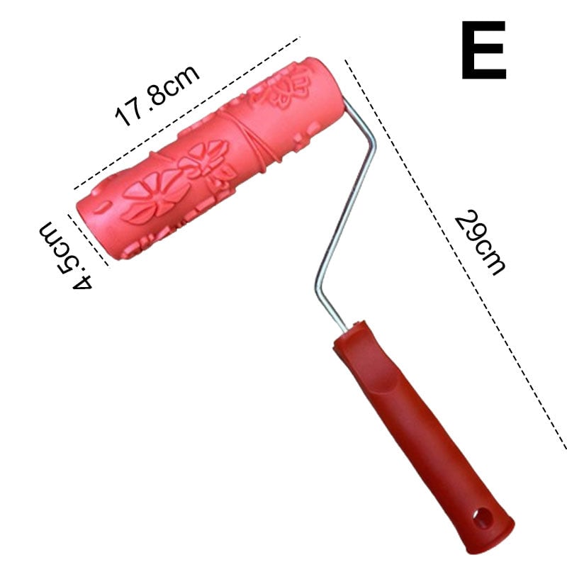 RollenTausch™ / Farbroller mit Prägestruktur für Wanddekoration