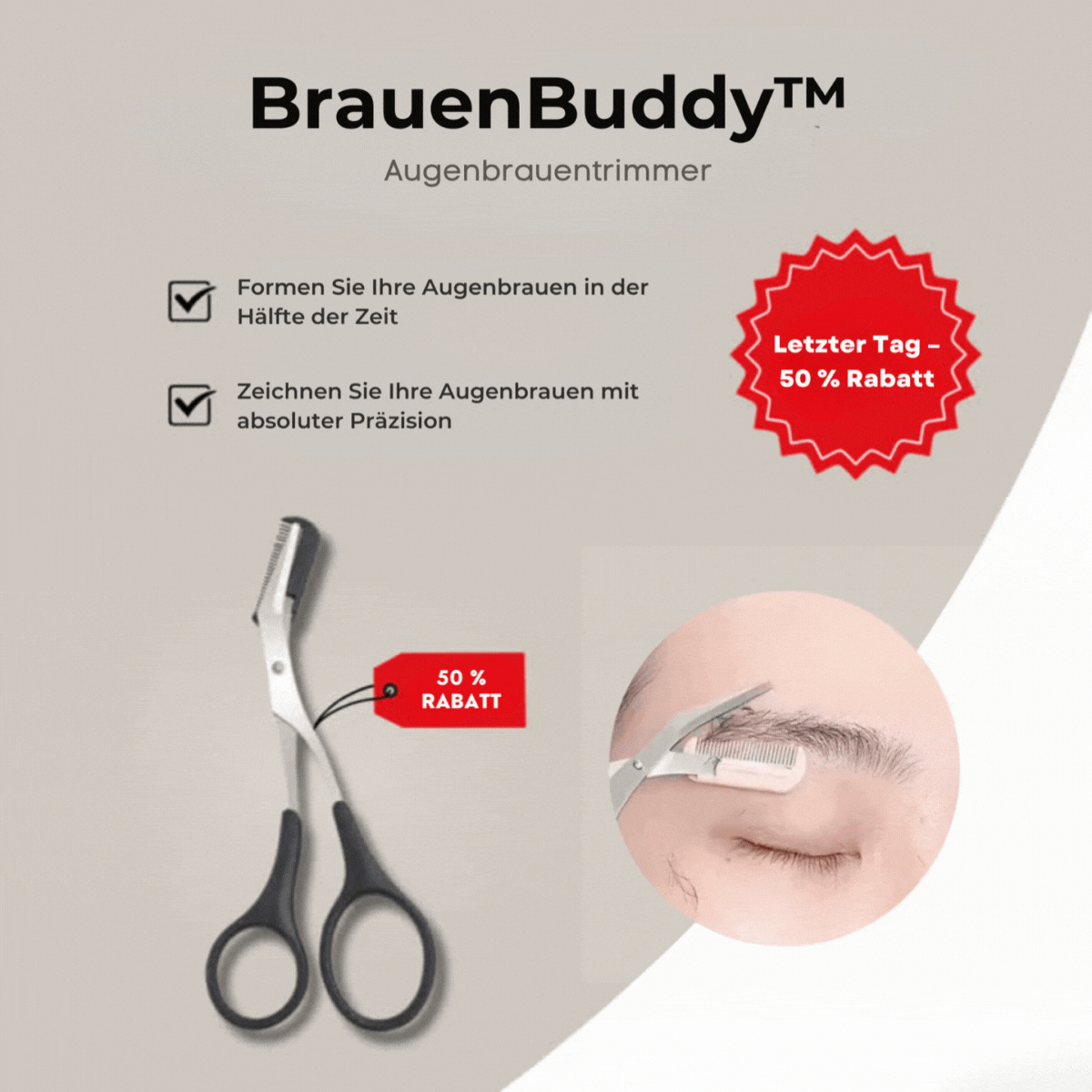 BrauenBuddy™ / Augenbrauen Trimmer