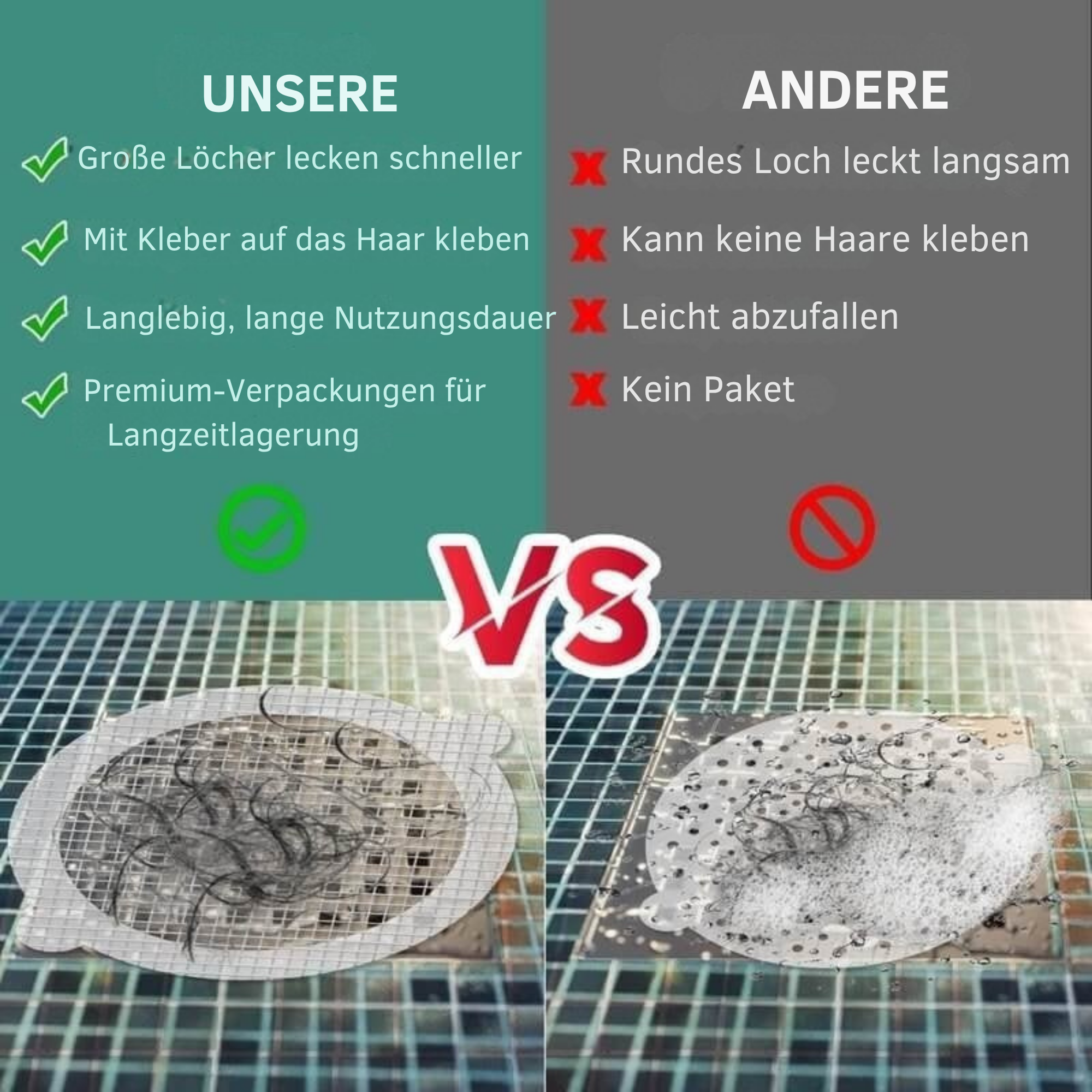 DrainHeld™ / Einweg-Bodenablaufaufkleber