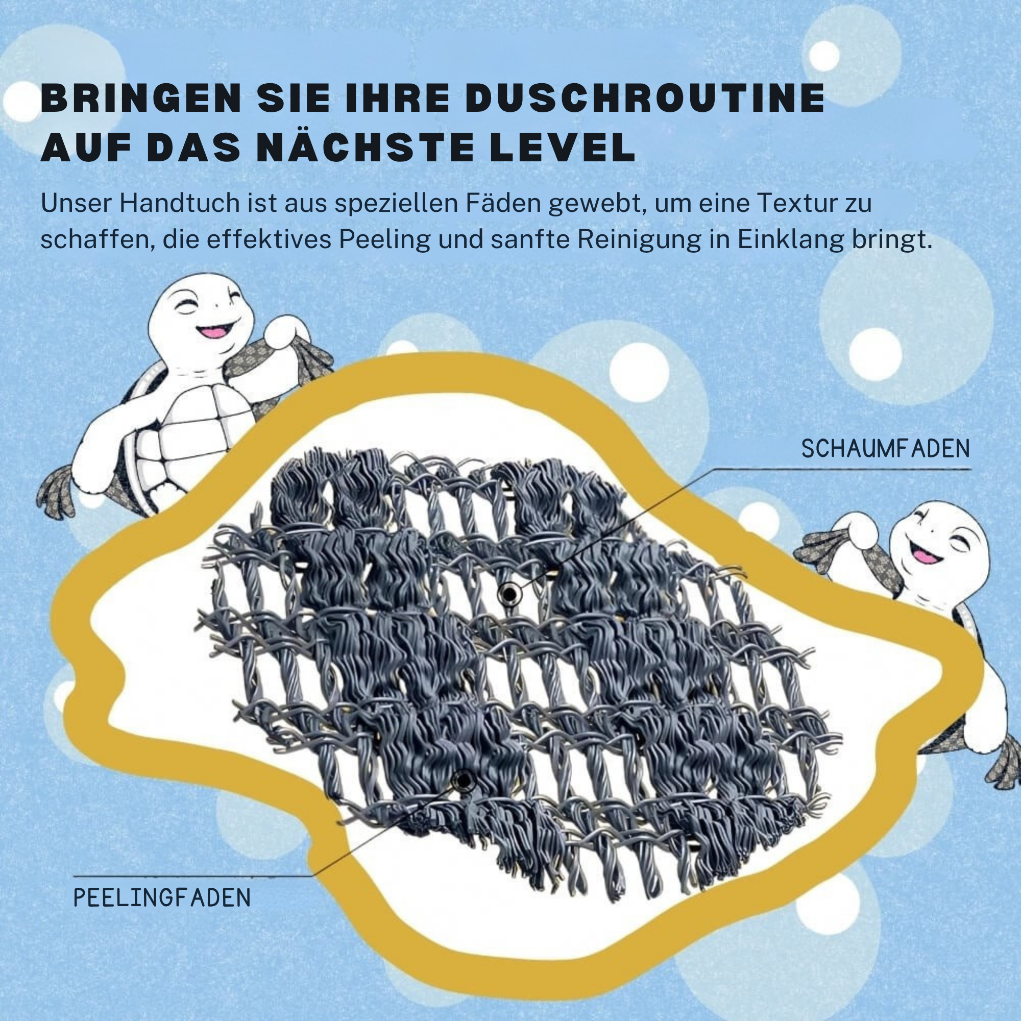 1+1 GRATIS | Luisa Peelingtuch – Antibakterielle Tiefenreinigung für seidig glatte Haut