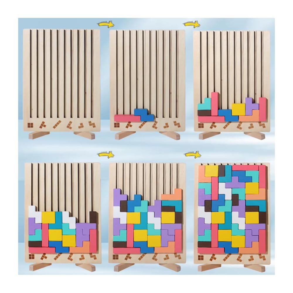 Tilo™ | Pädagogisches Holz-Stapelspiel