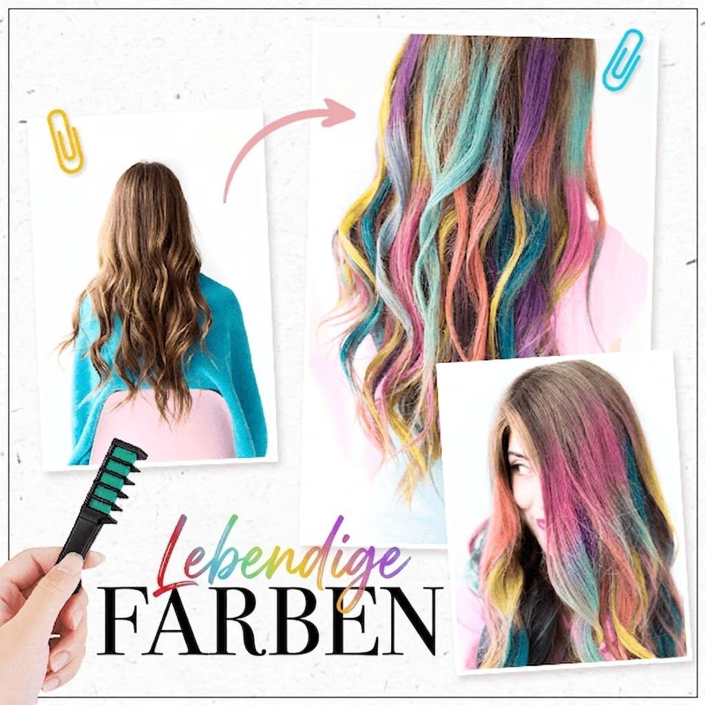 6+6 GRATISS HEUTE | FunColor / Haarfarb-Kamm mit auswaschbarer Farbe - Sopheria