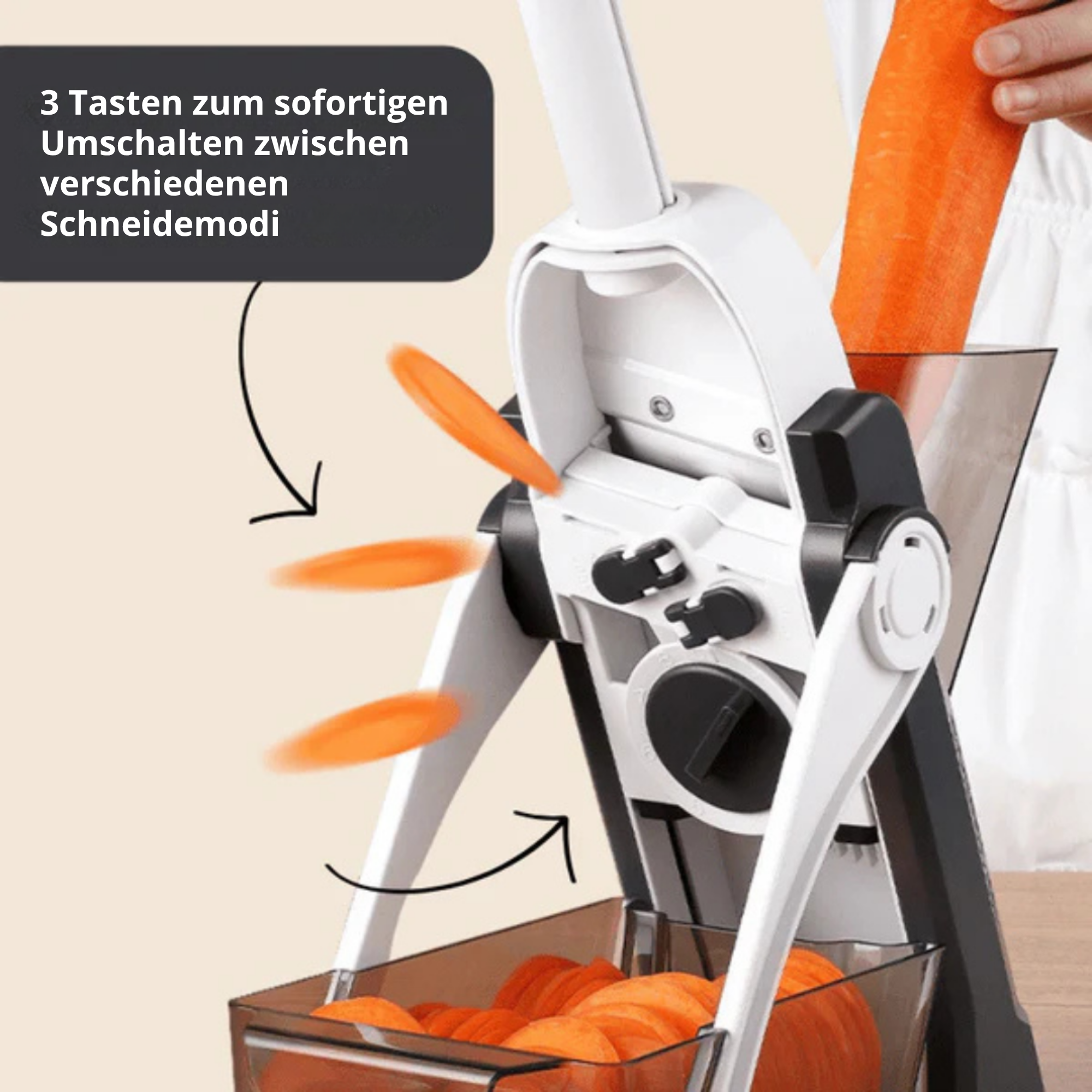 Multifunktionaler Gemüseschneider - Kasa Argus