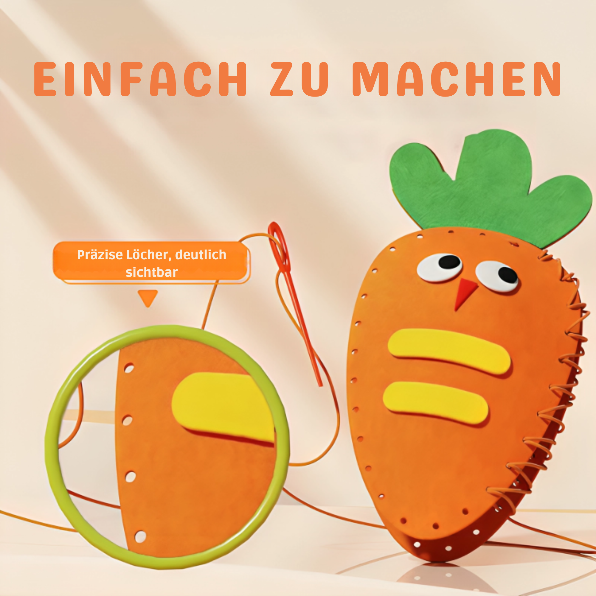 FadenFreund™ / Einfaches DIY-Nähset Für Kinder