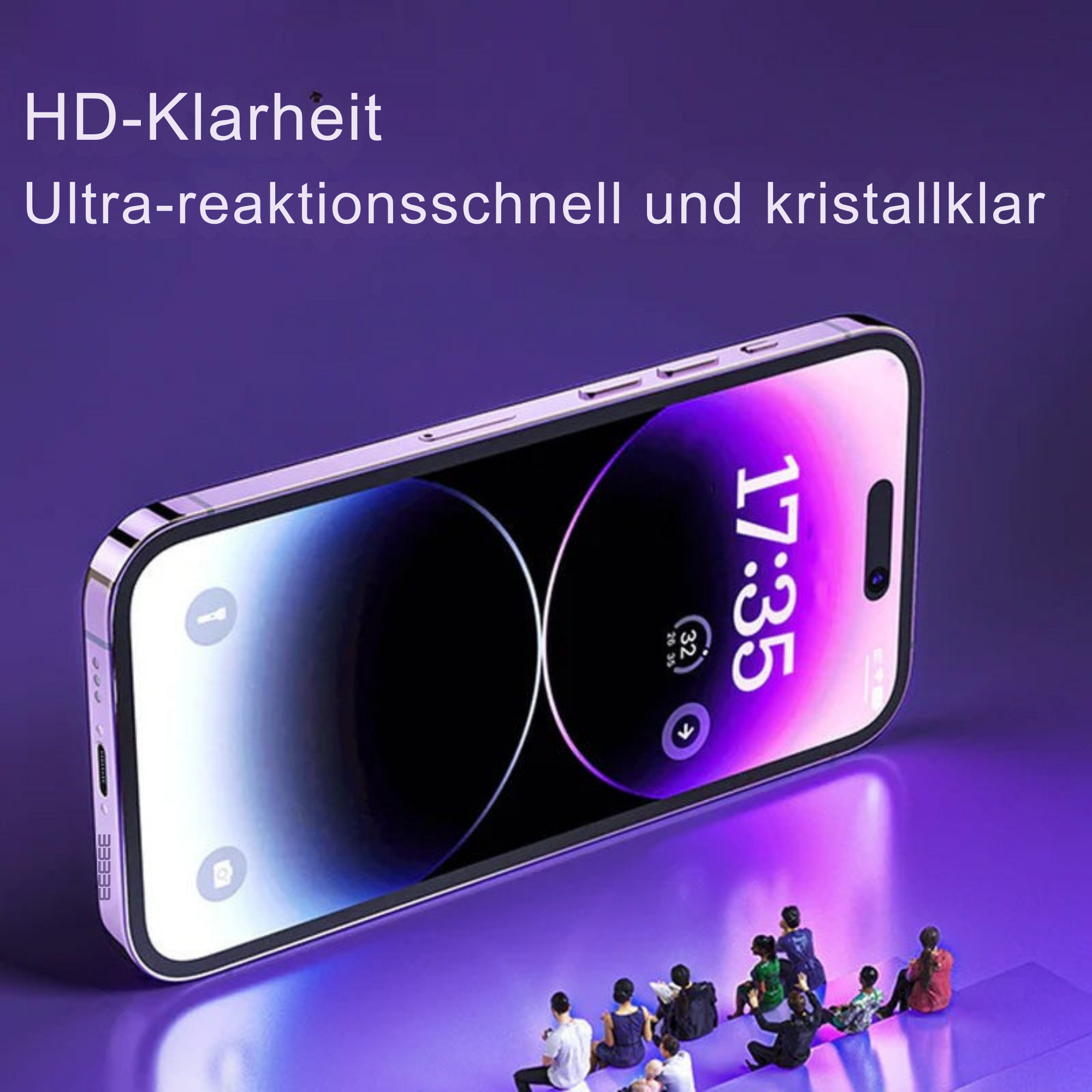 KlarEdge™ / Hochwertige staubfreie Displayschutzfolie