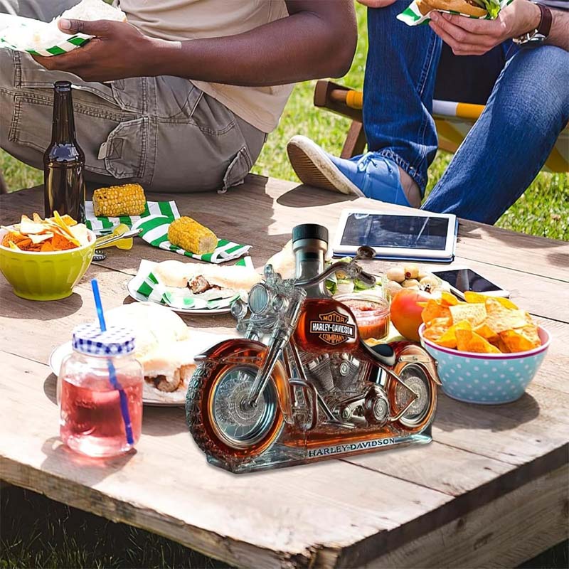 BikeBottle™ / Kreative Motorrad-Weinflasche Aus Glas