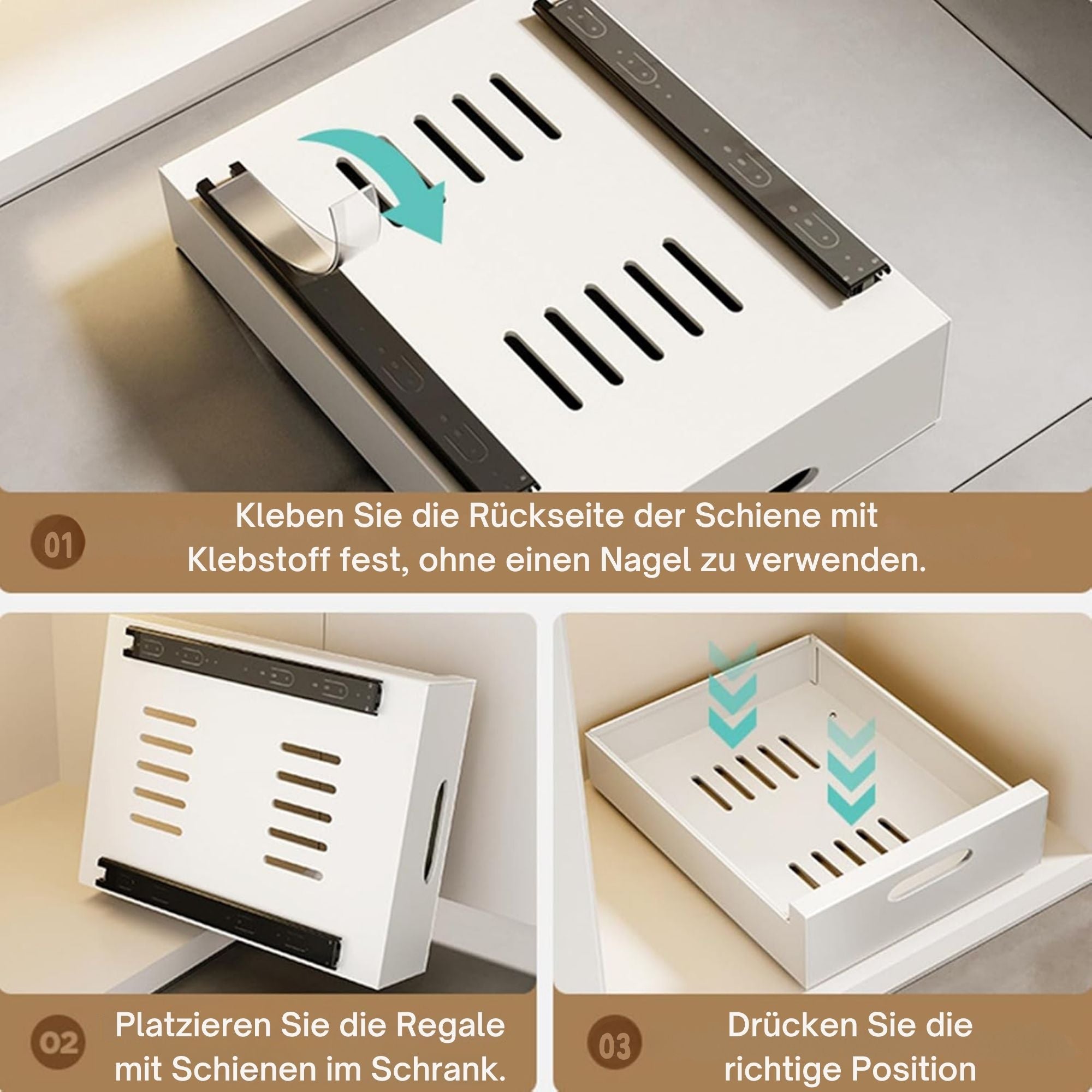 LadenLiebling™ / Ausklappbares Schrankregal