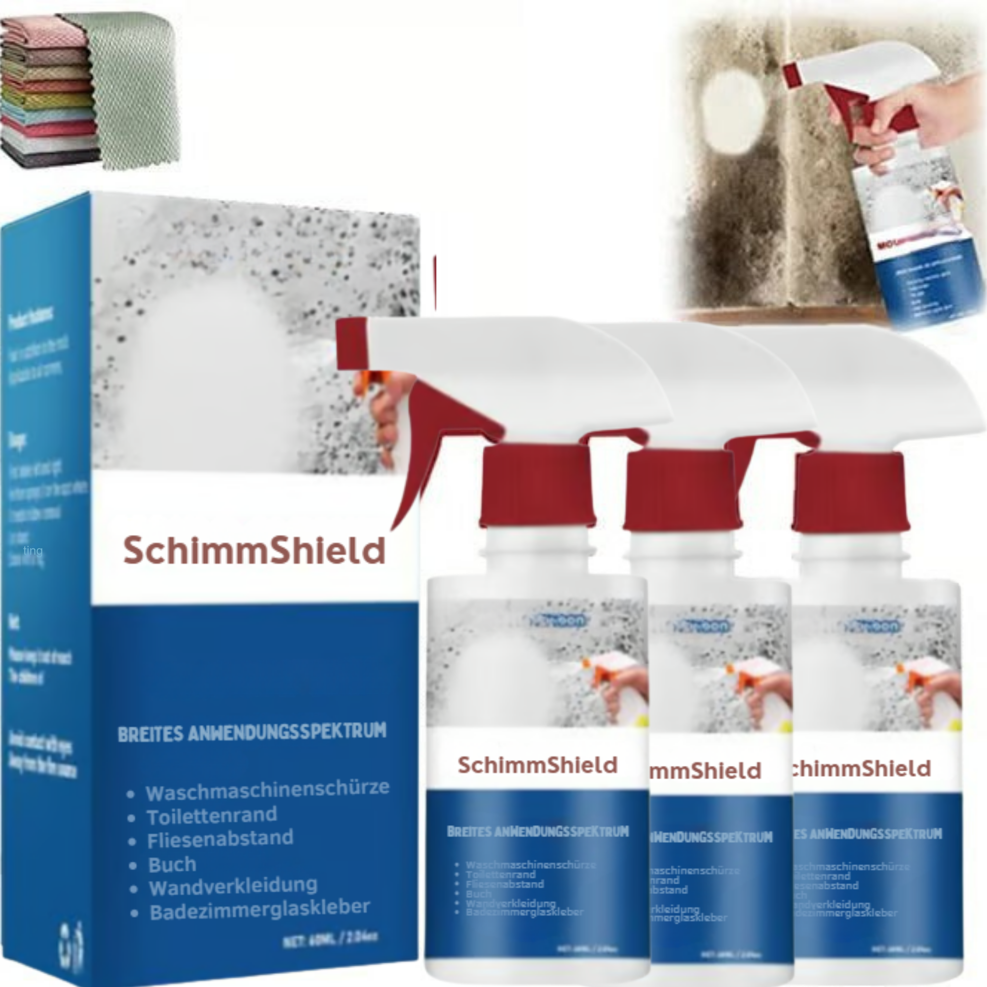 SchimmShield™ / Leistungsstarker Schimmelreinigungsschaum