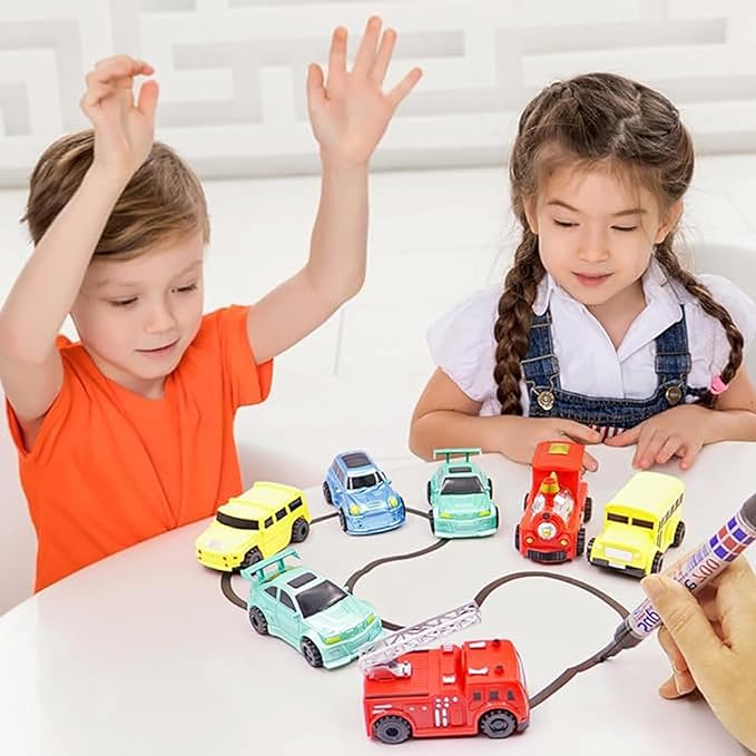 KritzelKarren™ / Rückverfolgbares Spielzeugauto & Induktiver Zauberstift