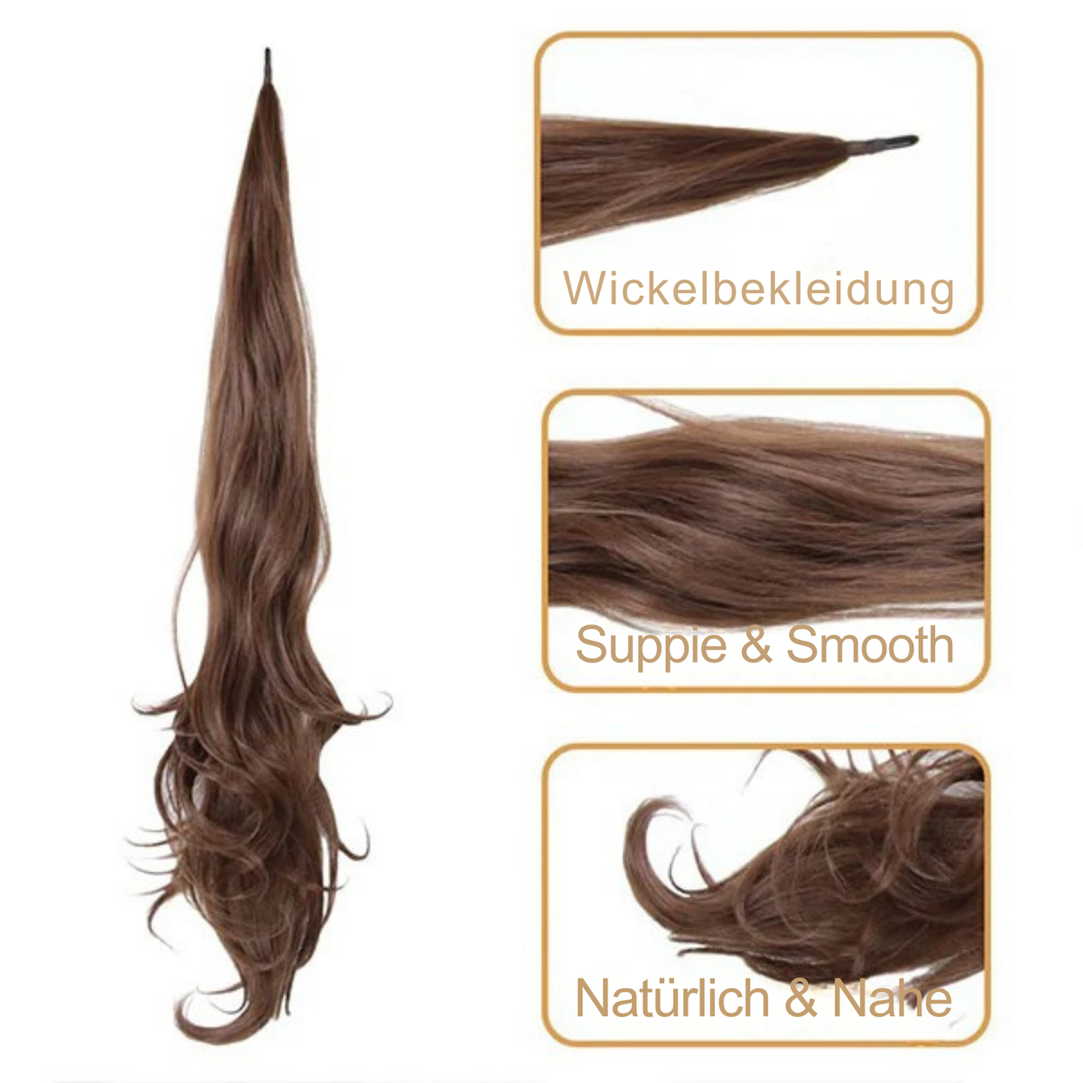 GlanzZopf™ / Pferdeschwanzverlängerung (1+1 GRATIS)