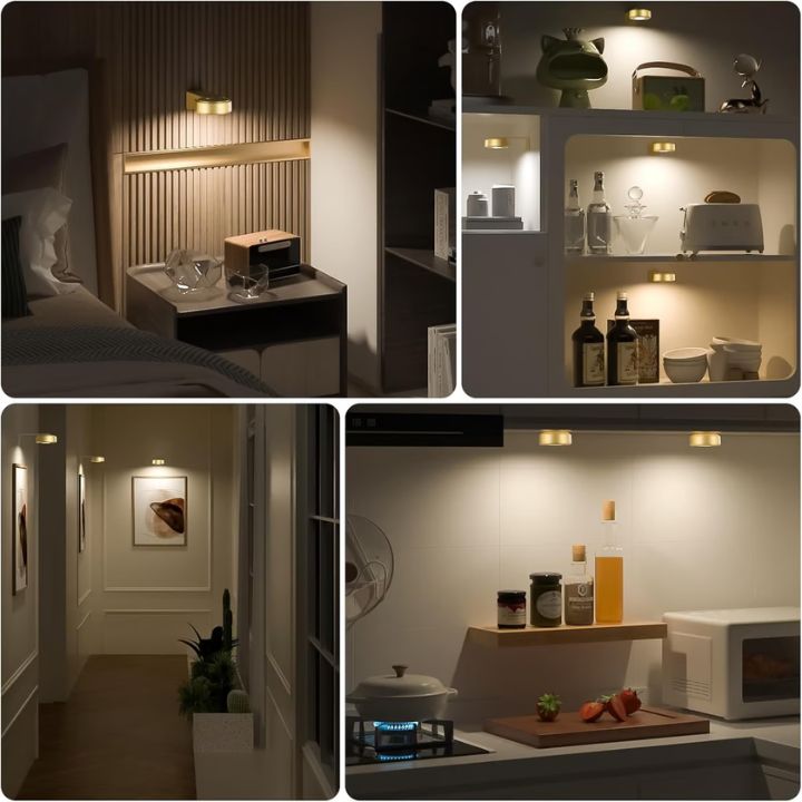 1+1 Gratis | Magnetische LED-Galerieleuchte – Wiederaufladbar & Stufenlos dimmbar