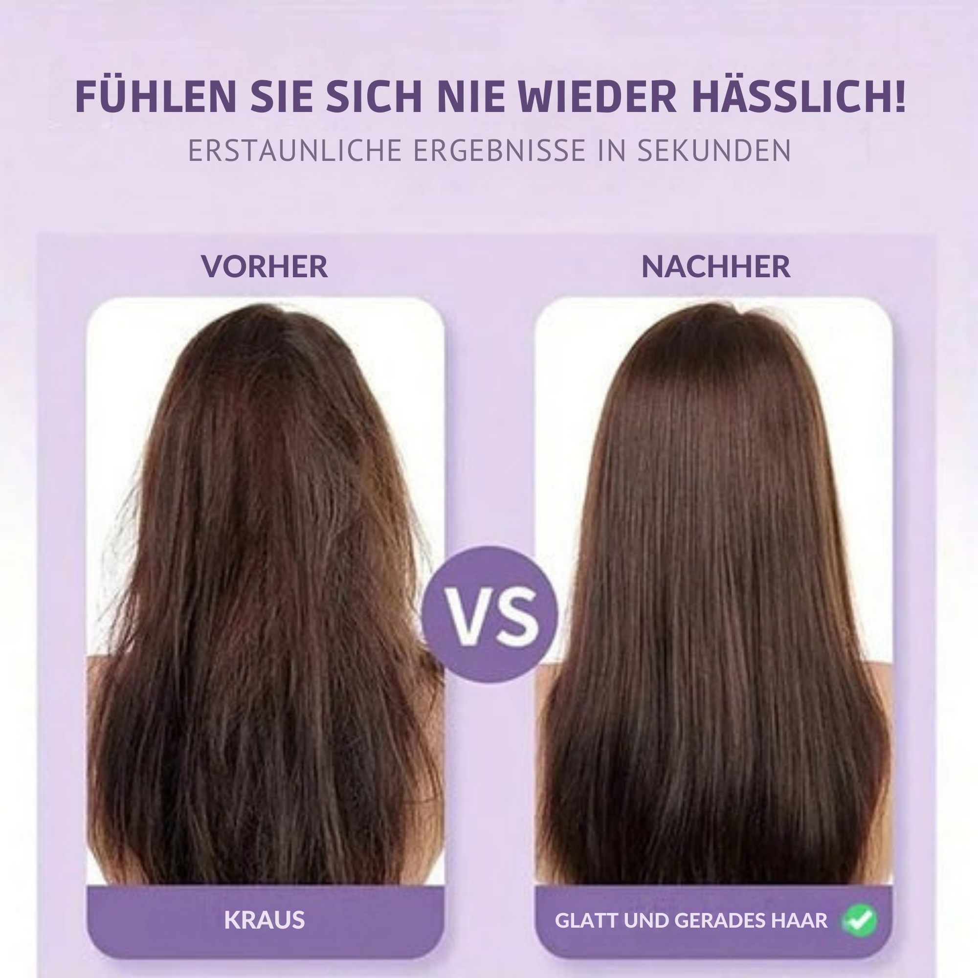 SeidenStyle™ / 5-in-1 Kabelloser Haarglätter Kamm