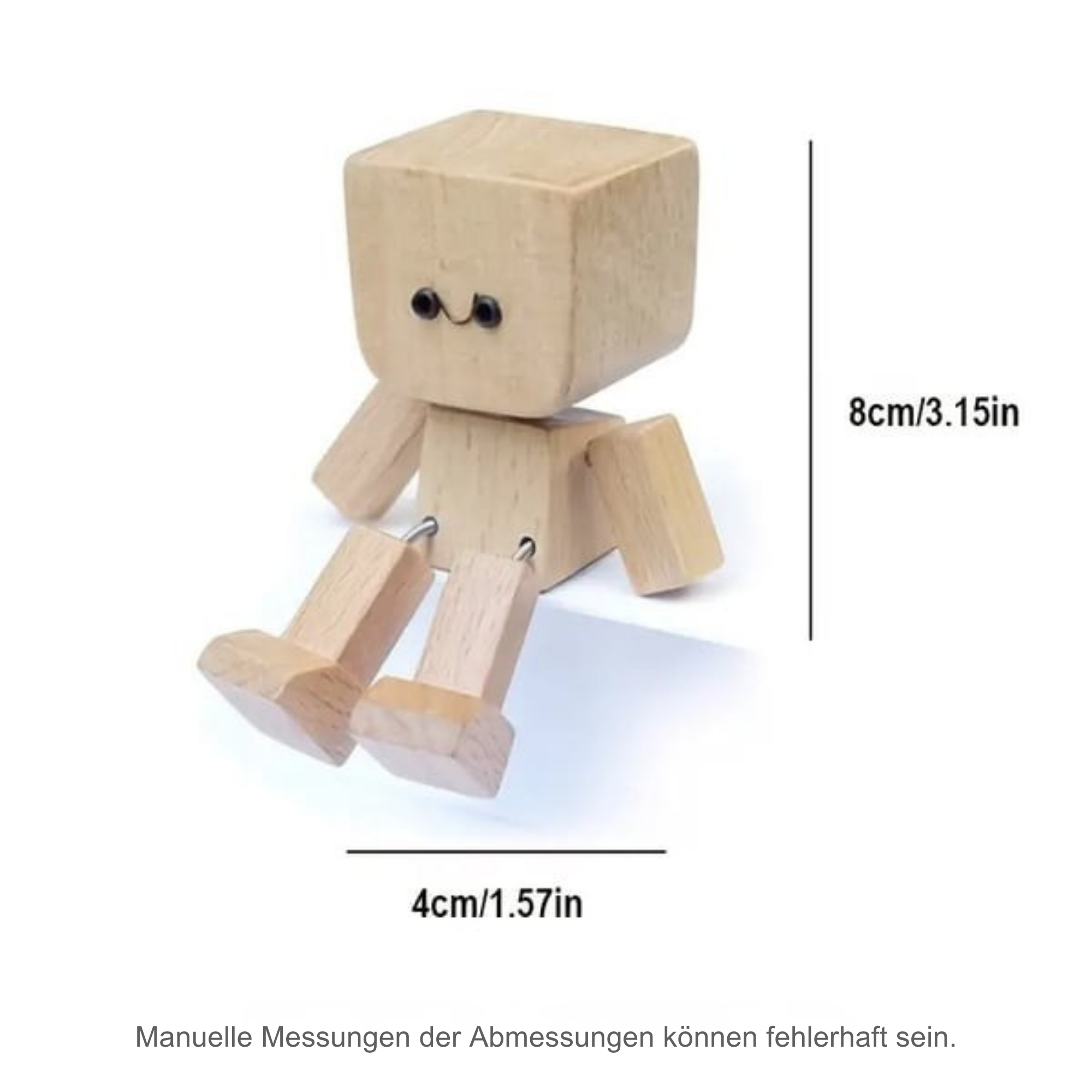 TanzTimber⢠/ Schaukelfigur aus Holz mit 12 magnetischen Emotionen