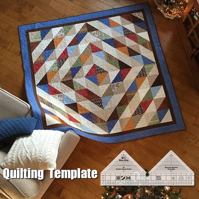 Henrike 90° Doppelstreifen-Lineal für Patchwork und Quilten