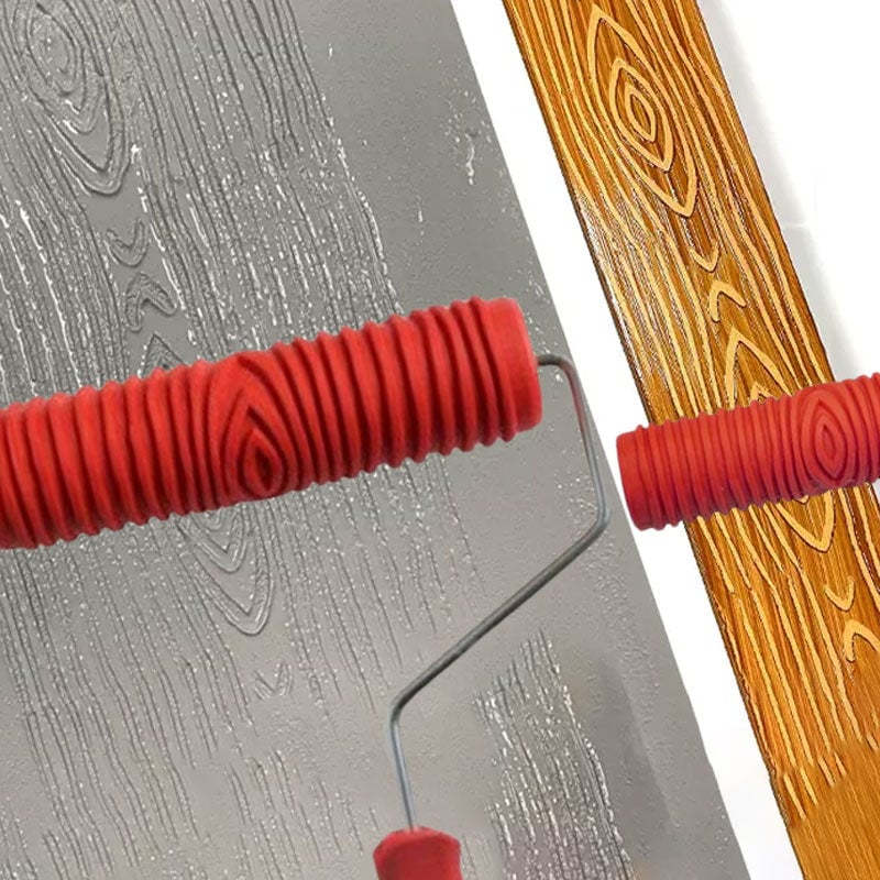 RollenTausch™ / Farbroller mit Prägestruktur für Wanddekoration