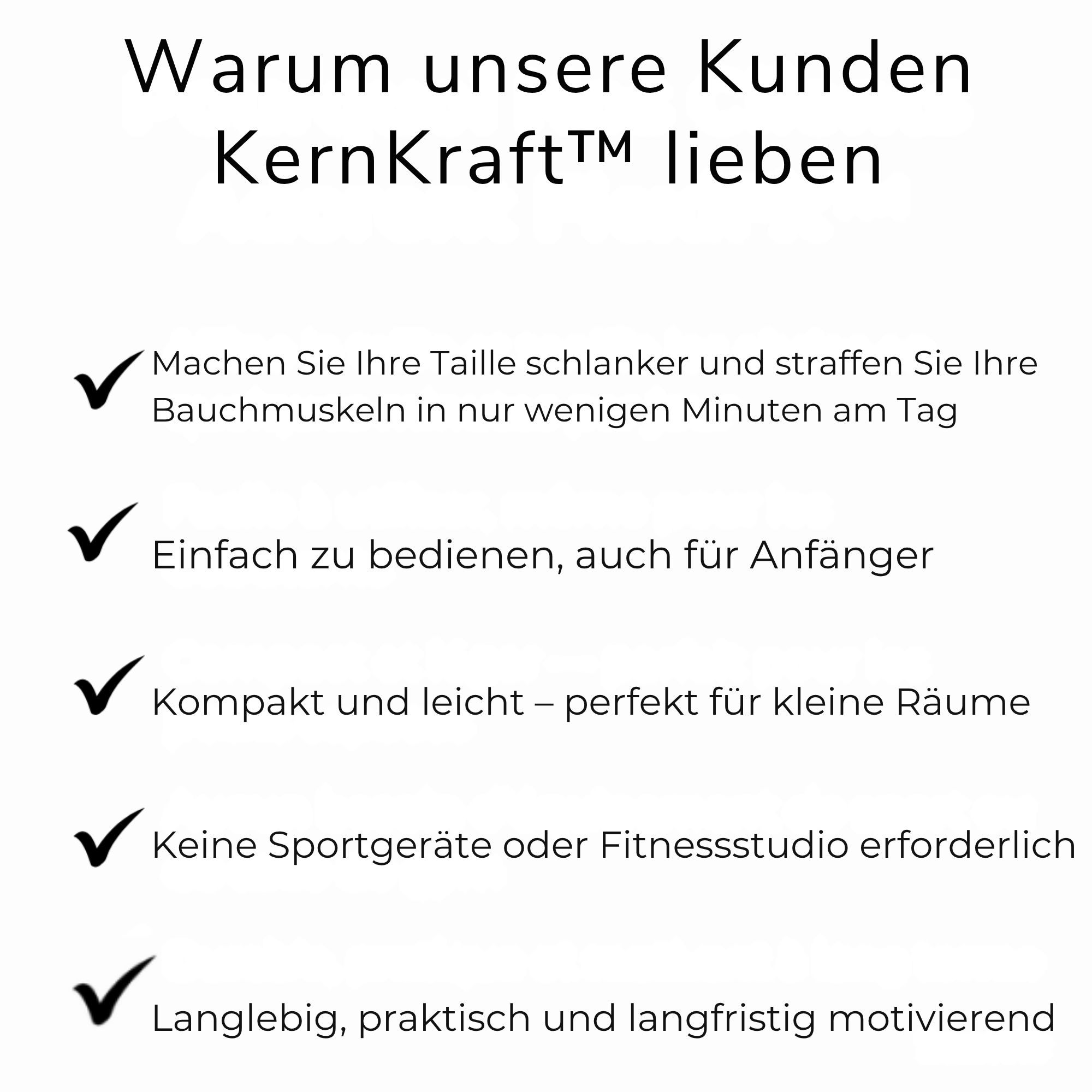 KernKraft™ / Verfeinern Sie Ihre Taille Mühelos!