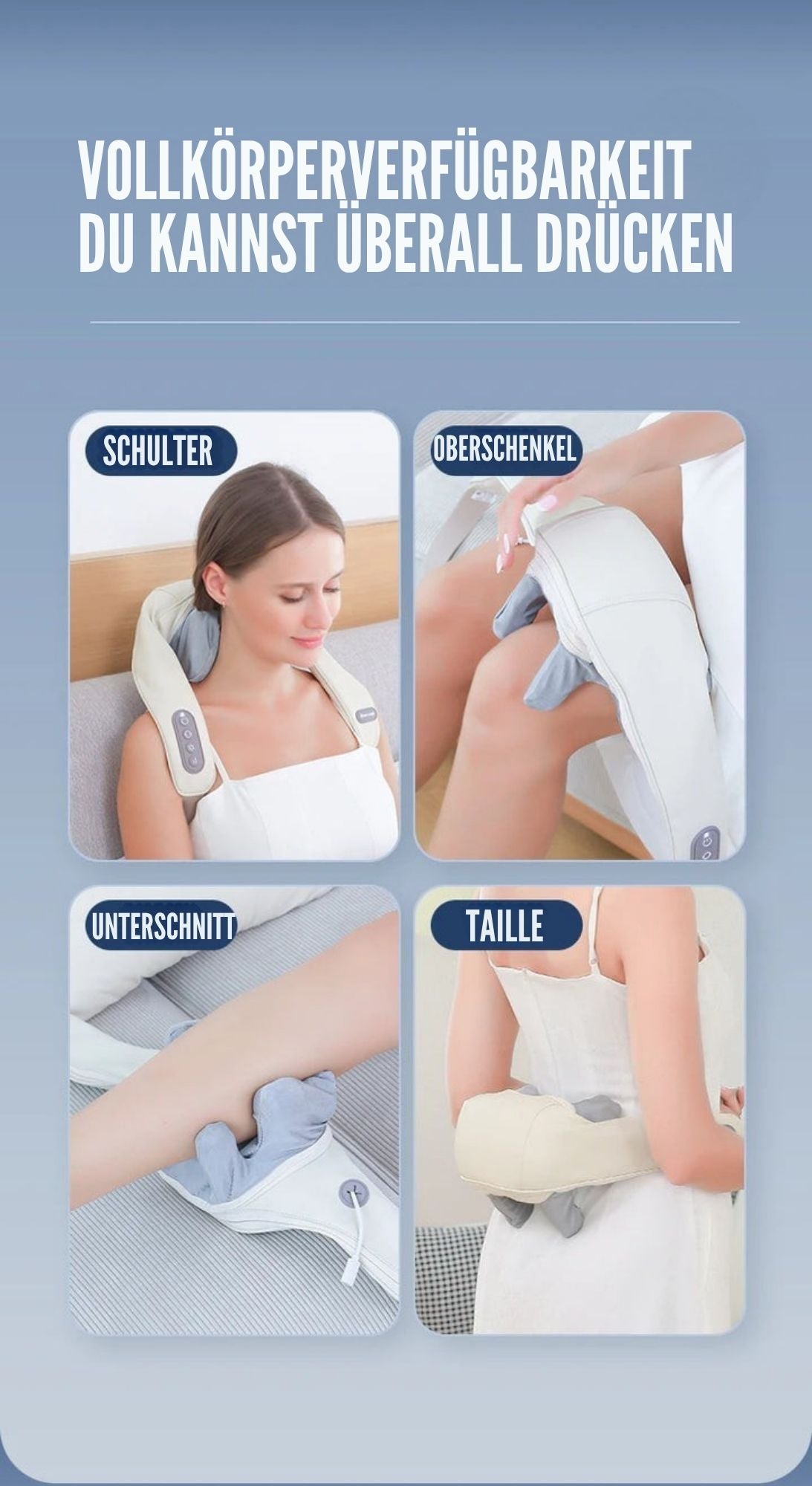 MassageMeister™ / Elektrisches Nacken- Und Rückenmassagegerät