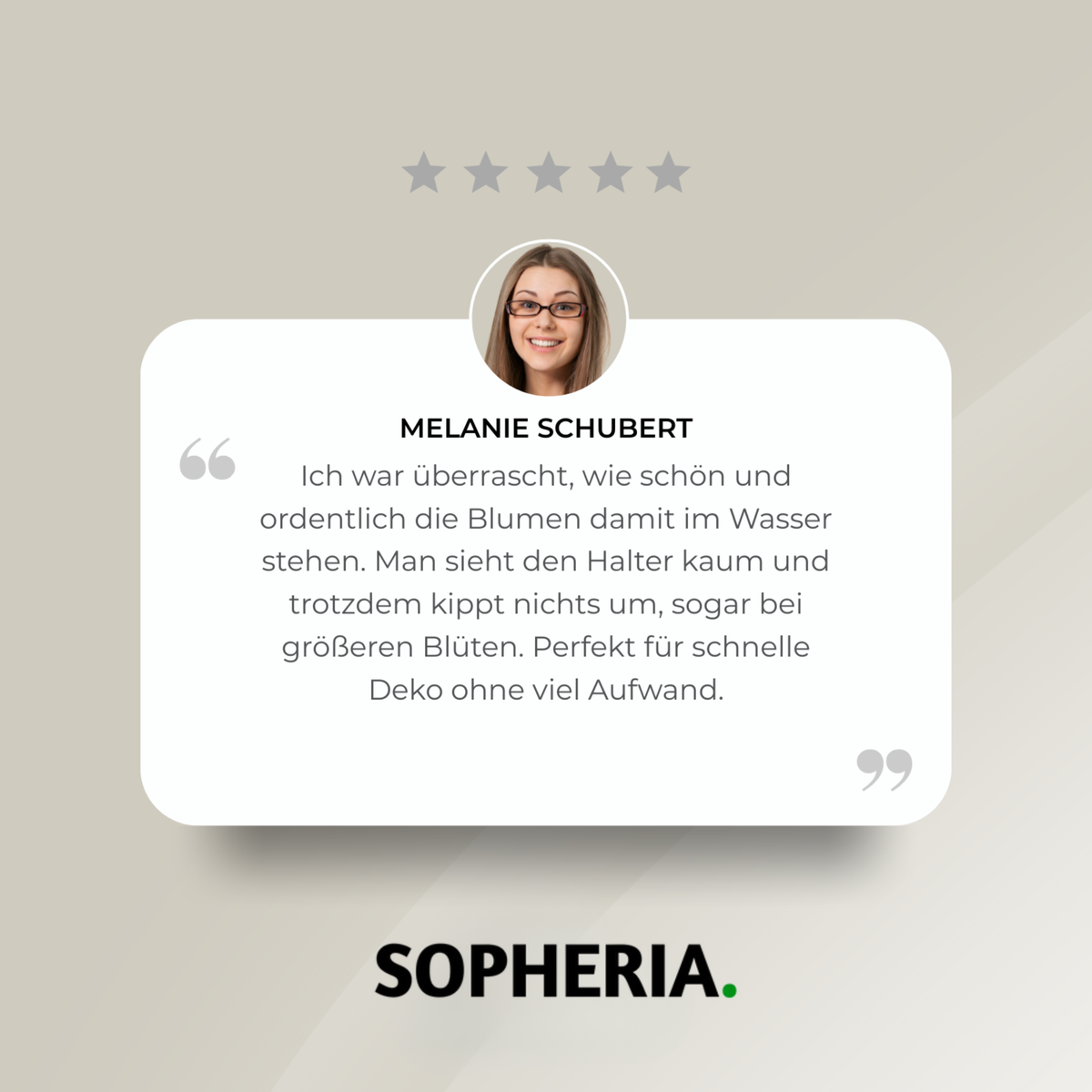5+5 GRATIS | Hält Blumen sofort perfekt aufrecht und eindrucksvoll – UrbanBliss