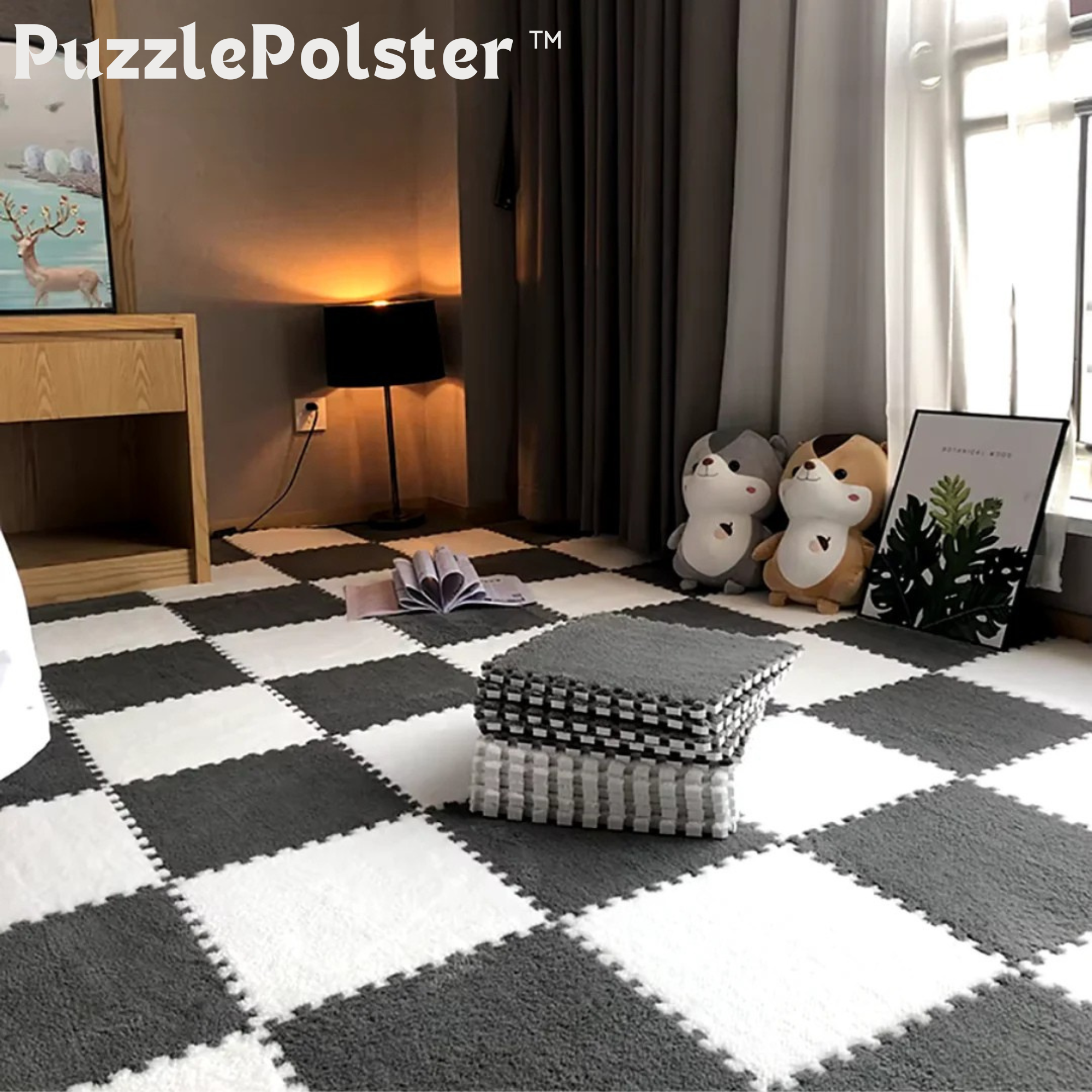 PuzzlePolster⢠/ Zimmer Bodenmatte (20 Stßck Satz)