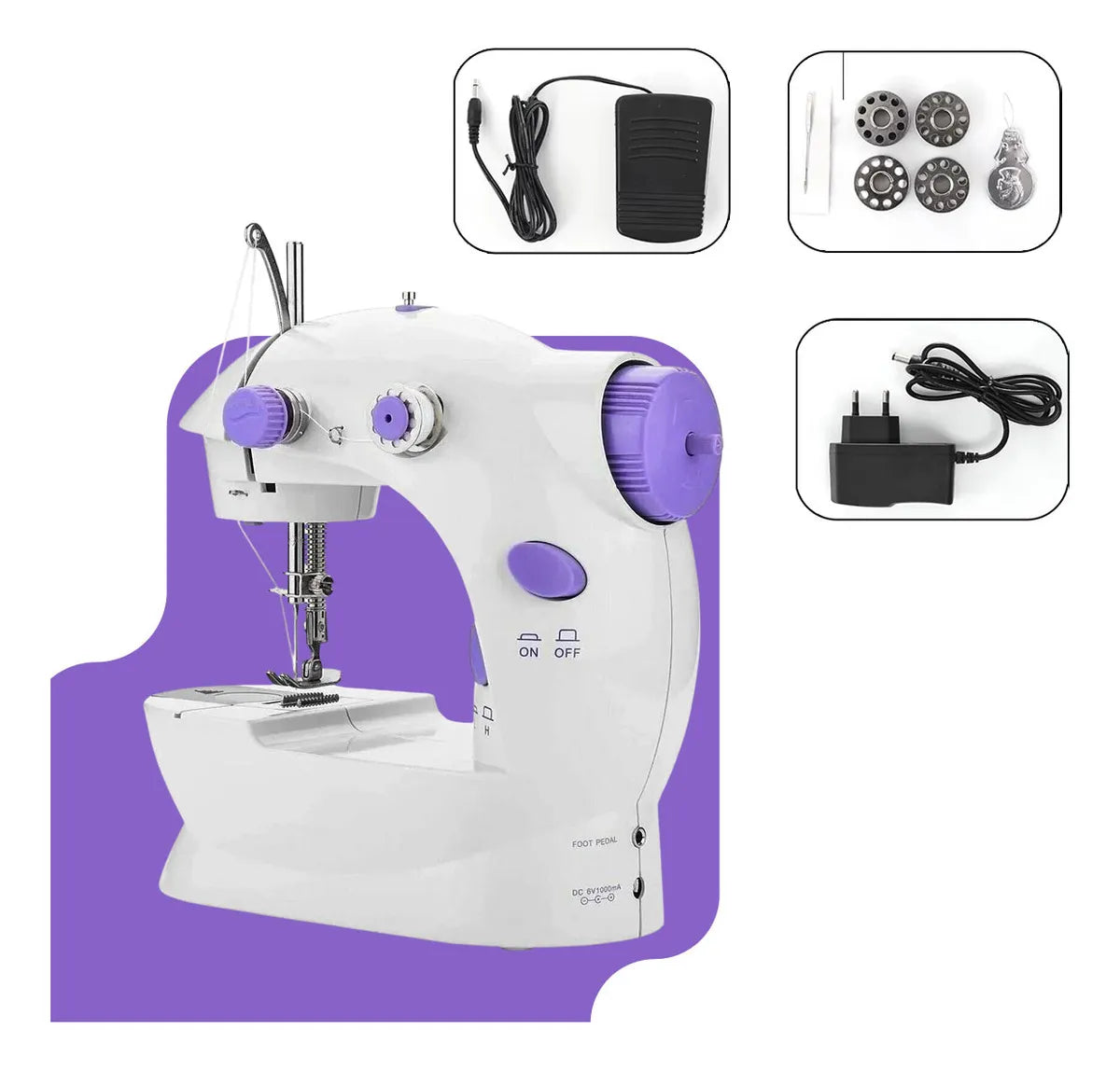 FadenFreude™ / Mini Tragbare Elektrische Nähmaschine