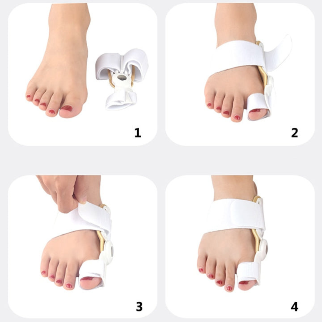 ZehenZentrix™ / Orthopädischer Gelenkiger Hallux-Valgus-Korrektor (1+2 GRATIS)