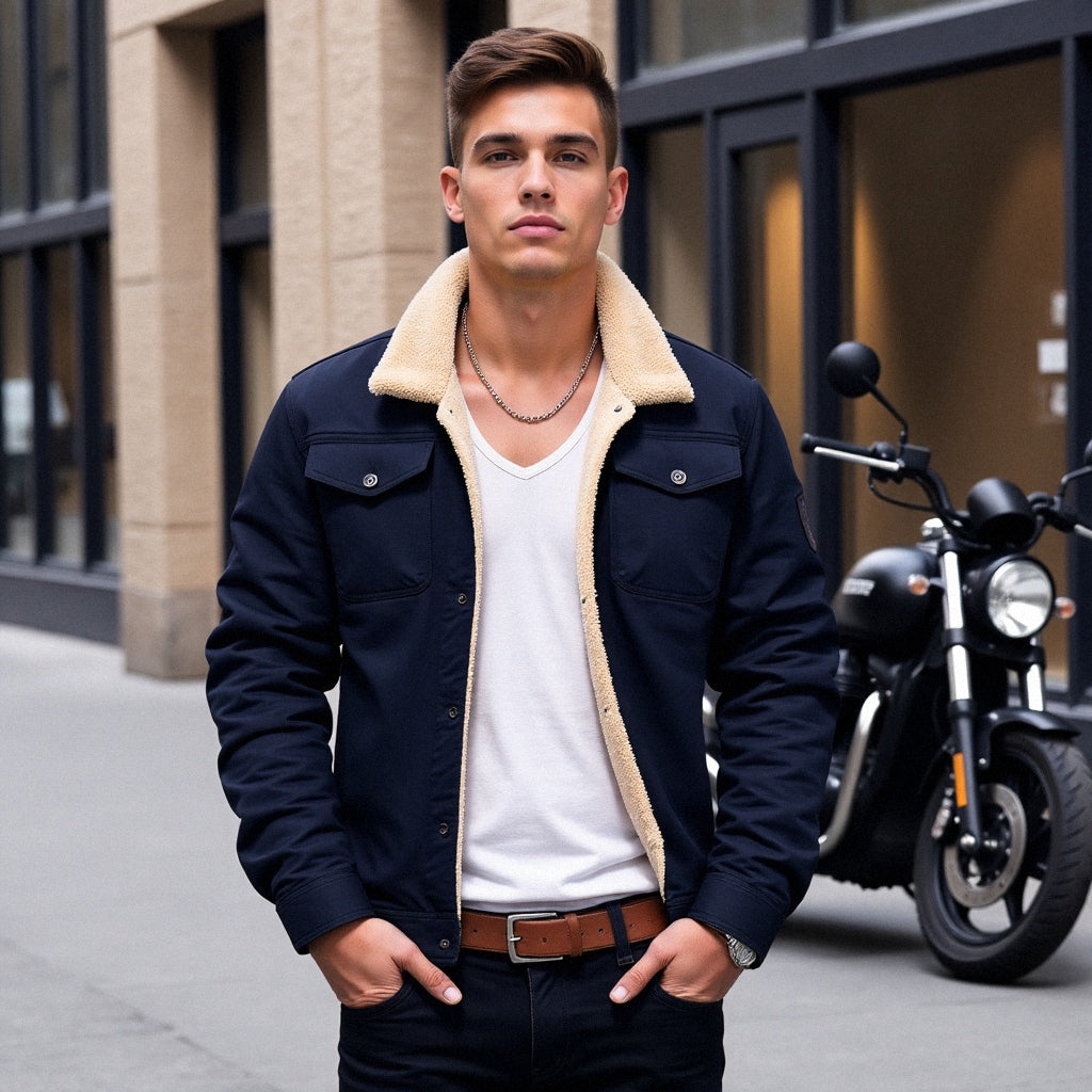 DIRK - Vintage Bomberjacke für Herren - Perfekt für Frühling und Sommer