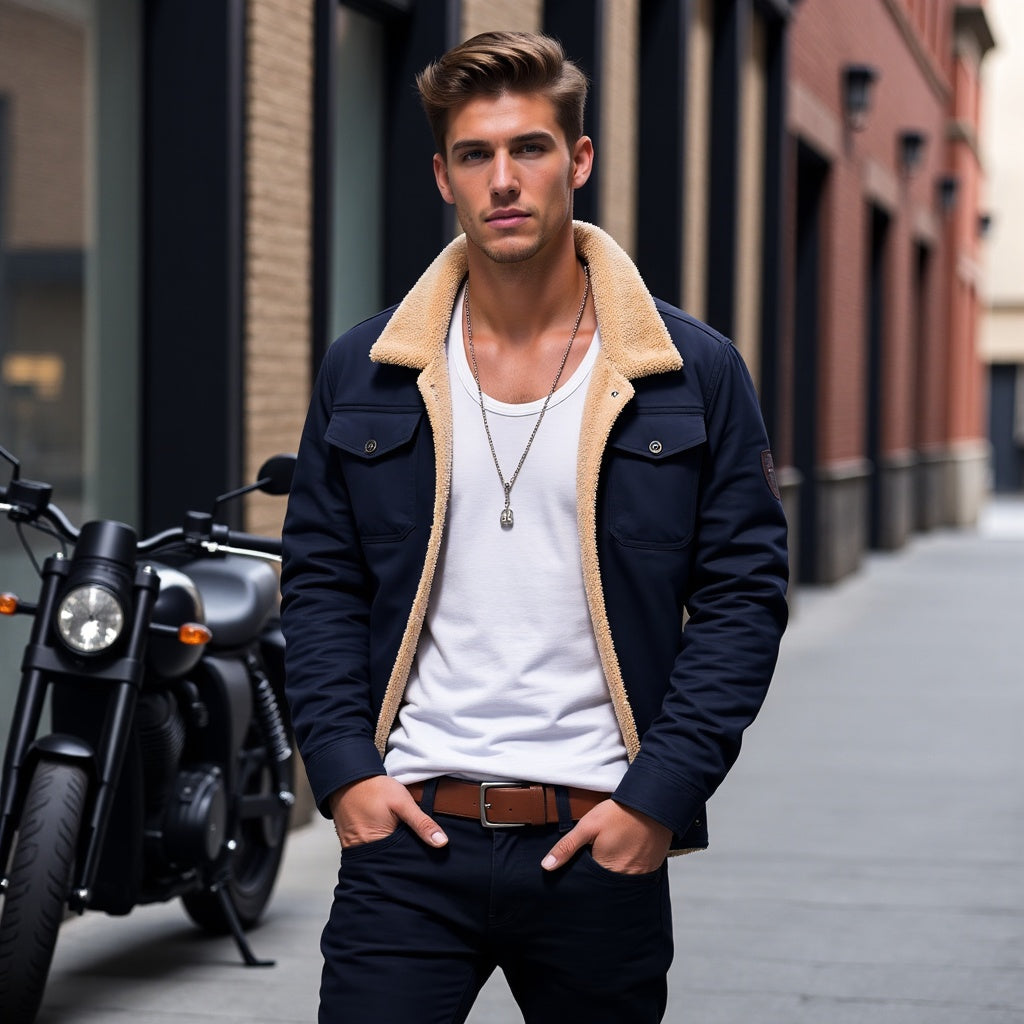 DIRK - Vintage Bomberjacke für Herren - Perfekt für Frühling und Sommer