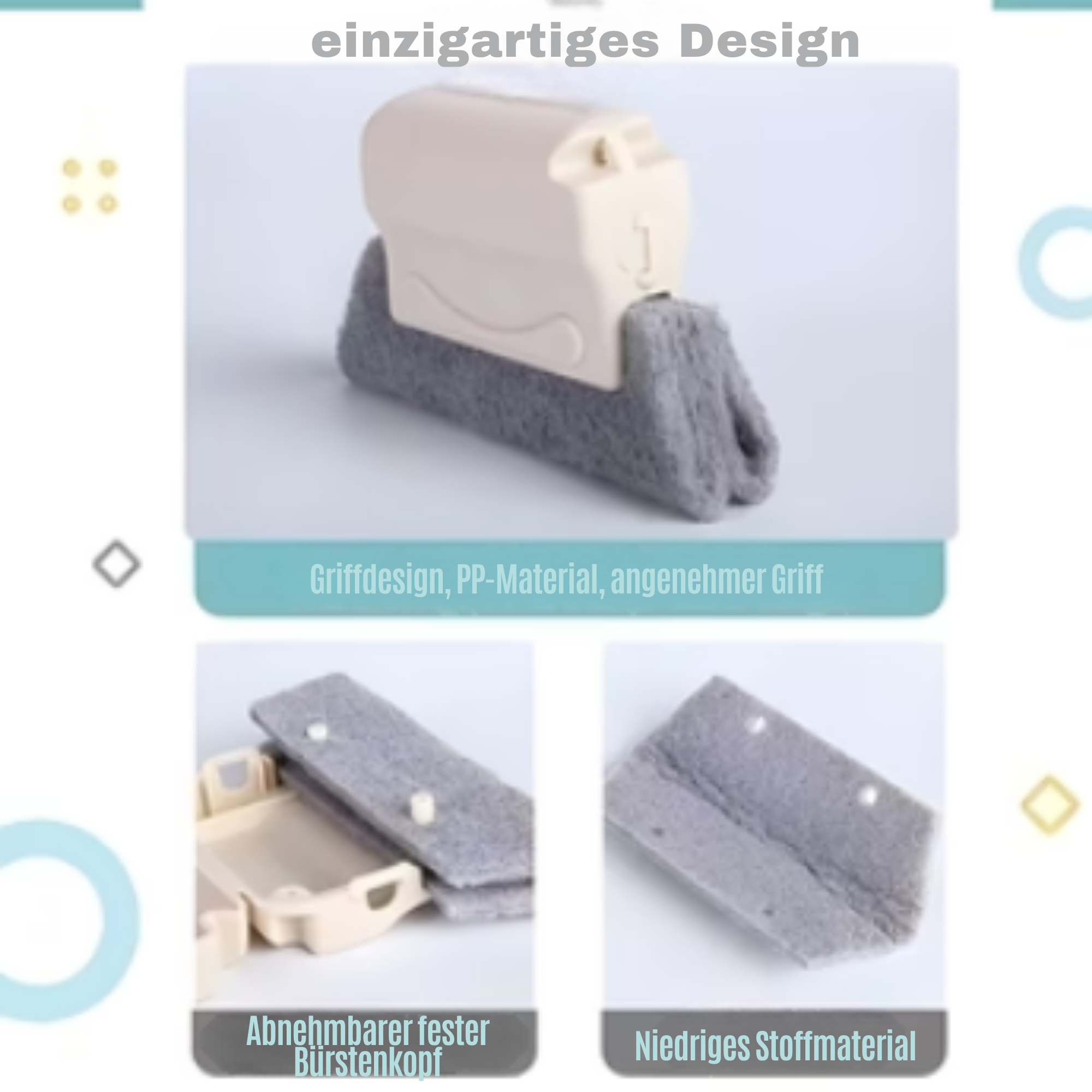 ReinReach™ / Ultimative Eck- Und Fensterreinigungsbürste