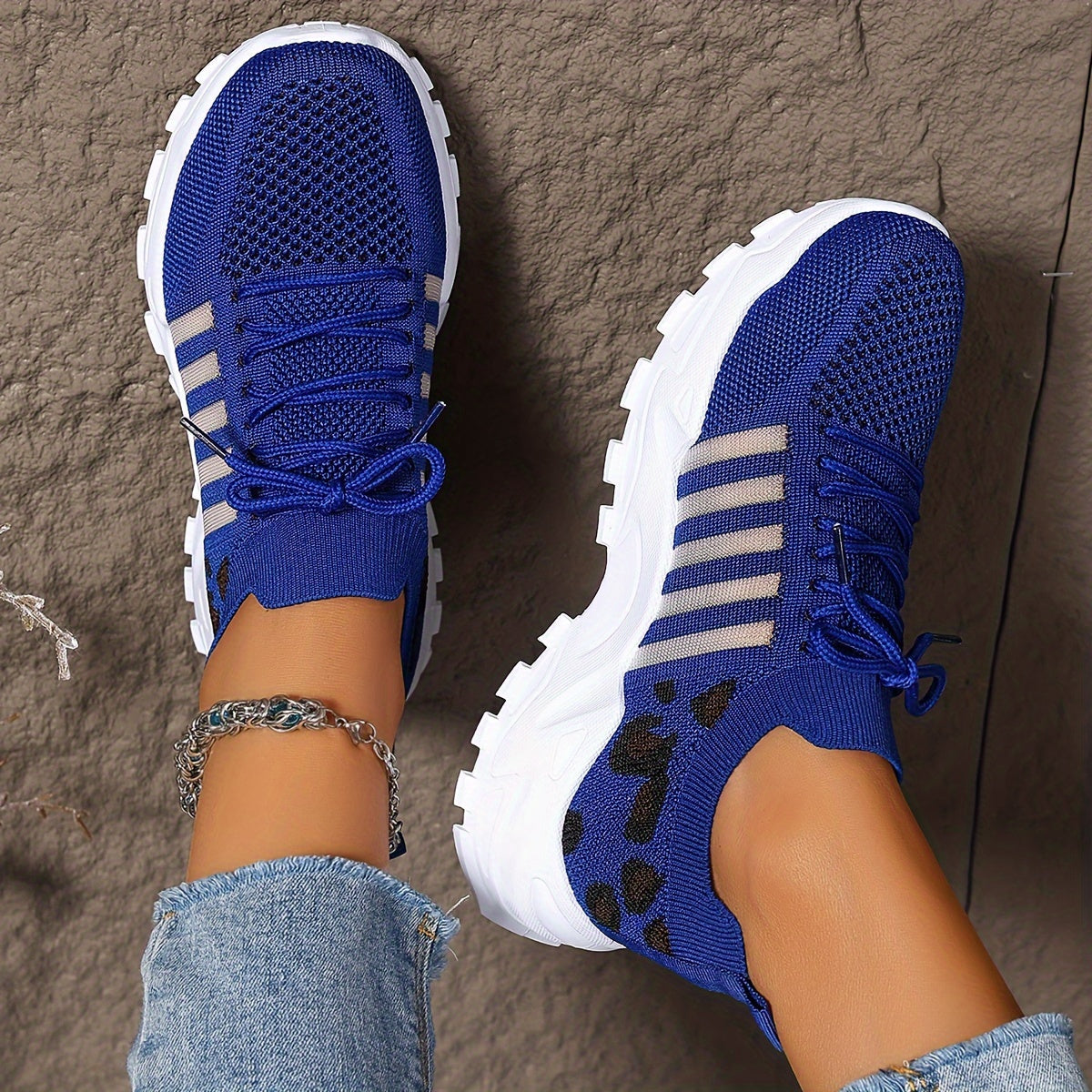 Damen Orthopädie-Sneaker mit breiter Zehenbox | Leichtes Mesh & stoßdämpfende Sohle | Rutschfest für Alltag & lange Wege