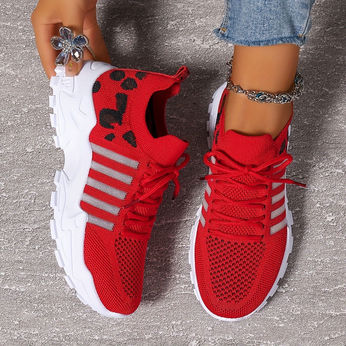 Damen Orthopädie-Sneaker mit breiter Zehenbox | Leichtes Mesh & stoßdämpfende Sohle | Rutschfest für Alltag & lange Wege