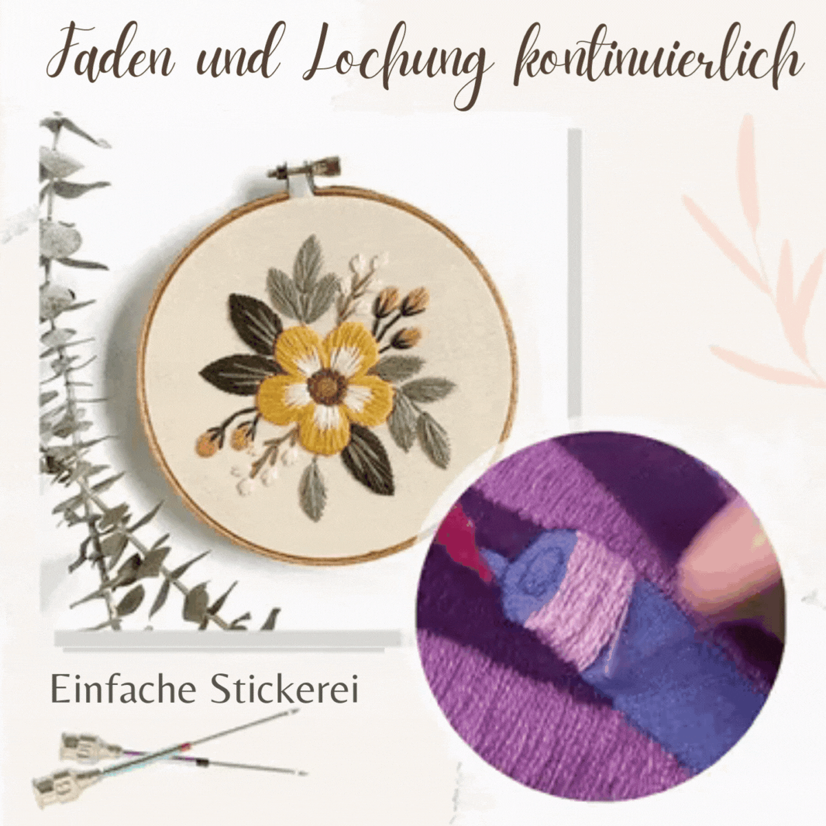 StichSchatz™ / Bastelset mit Punch Needle
