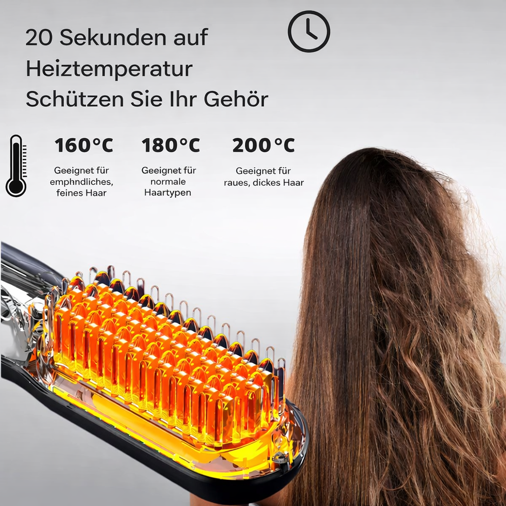 Smoothique / Kabellose Glättbürste für schnelles Styling