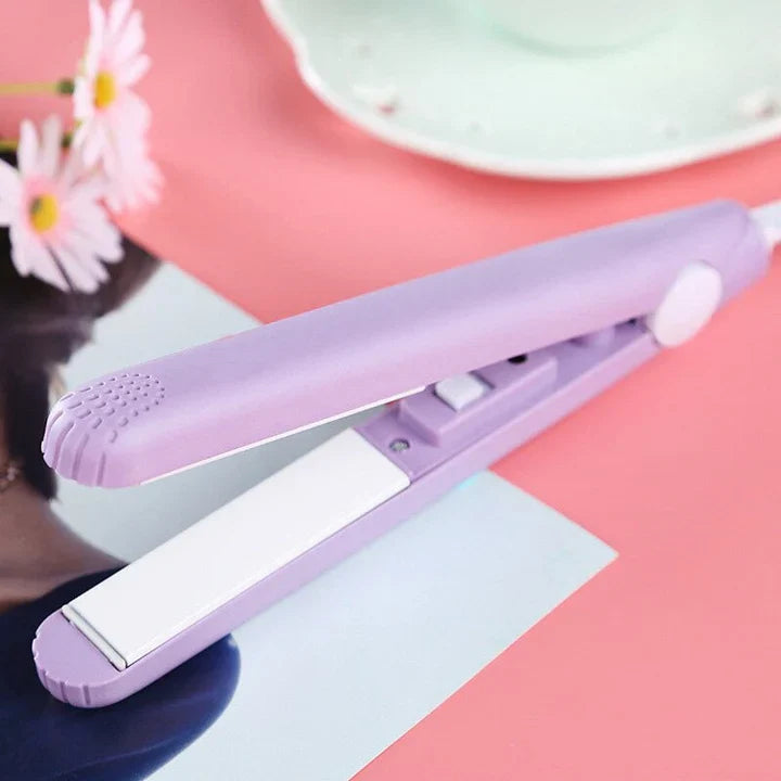 Curlestra / 2-in-1 Mini Glätteisen & Lockenstab aus Keramik