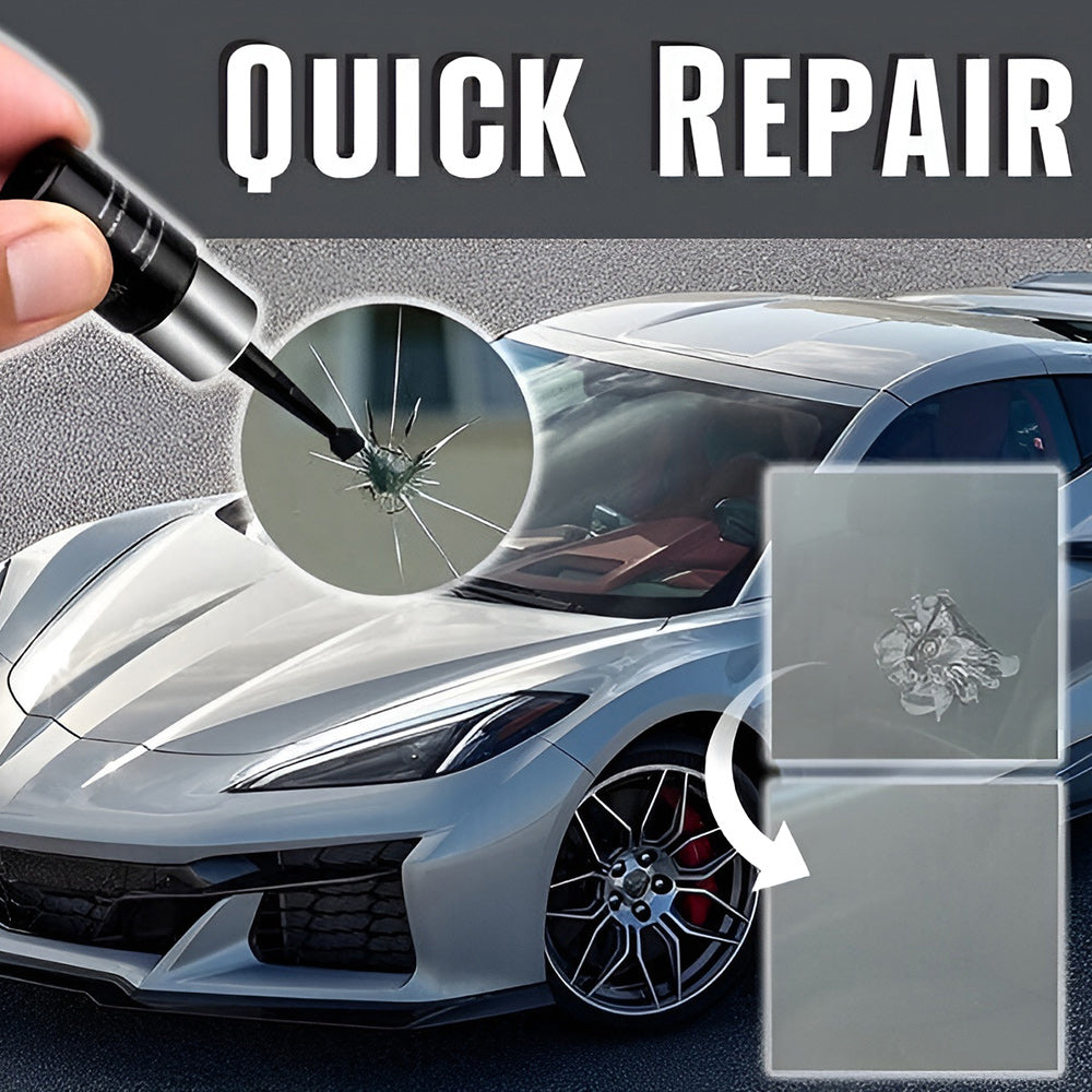 Glasrisse in Minuten reparieren