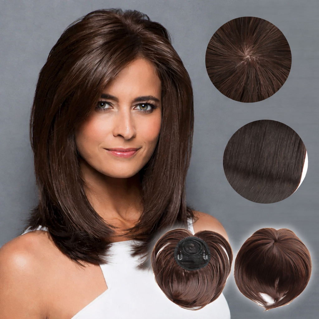 Cavelle / Haarteil | Clip-In-Haarperücke | Nahtloser Sofort-Look (1+1 Gratis)