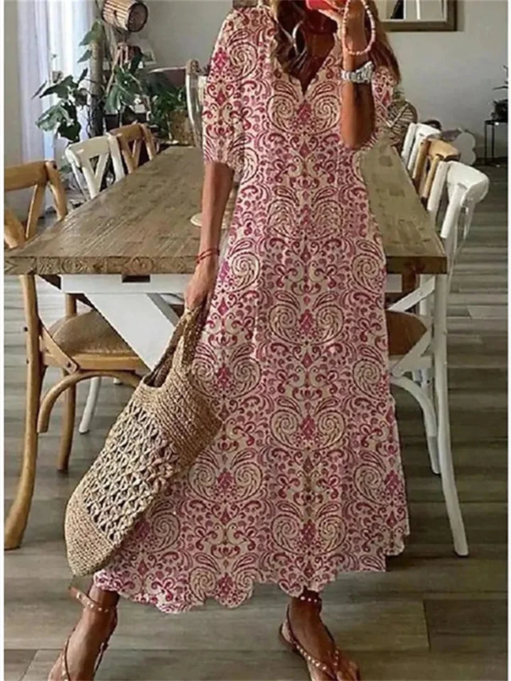 Clotilde | Leichtes, sommerliches Damen-Maxikleid