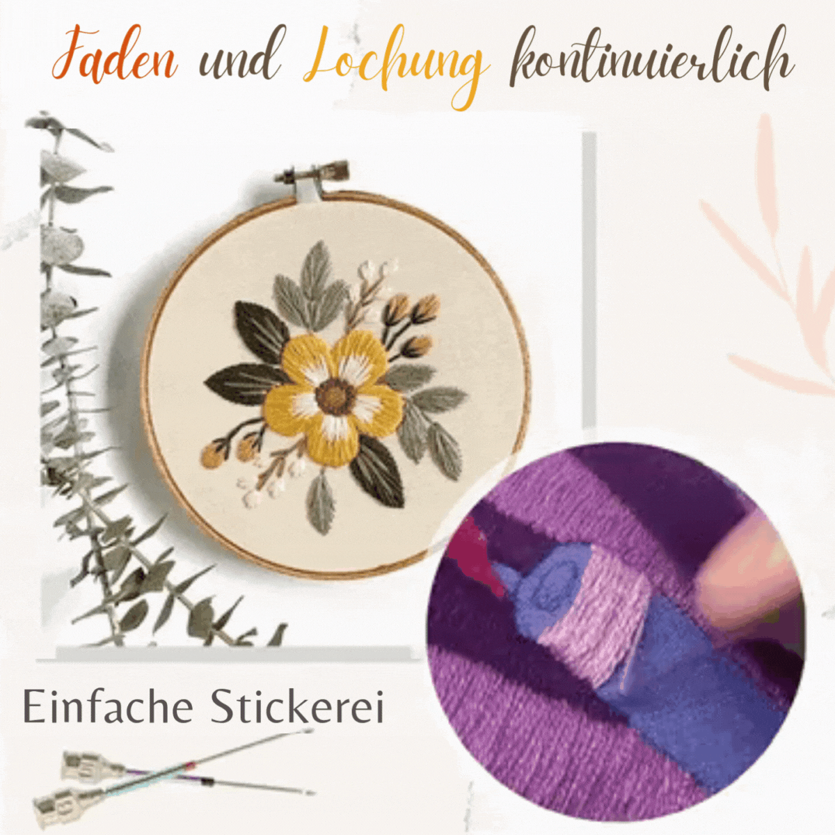 StichSet™ / Perfektes Nadelset für präzises Nähen