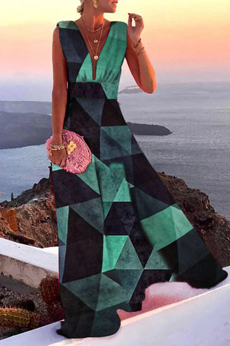 Bibiana | Elegantes fließendes Damen-Sommerkleid