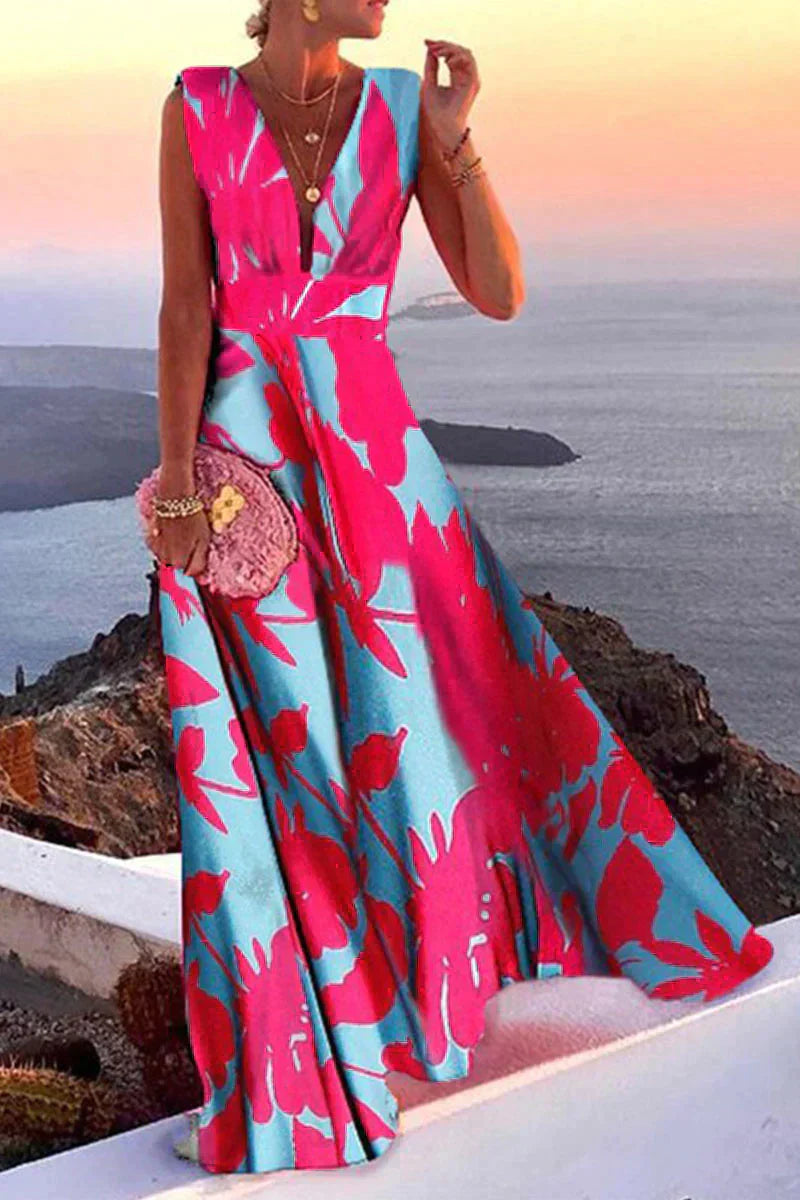 Bibiana | Elegantes fließendes Damen-Sommerkleid