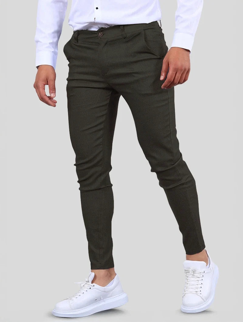 Flexform – Slim-Fit Stretchhose in Blau mit 4-Wege-Stretch für maximale Beweglichkeit