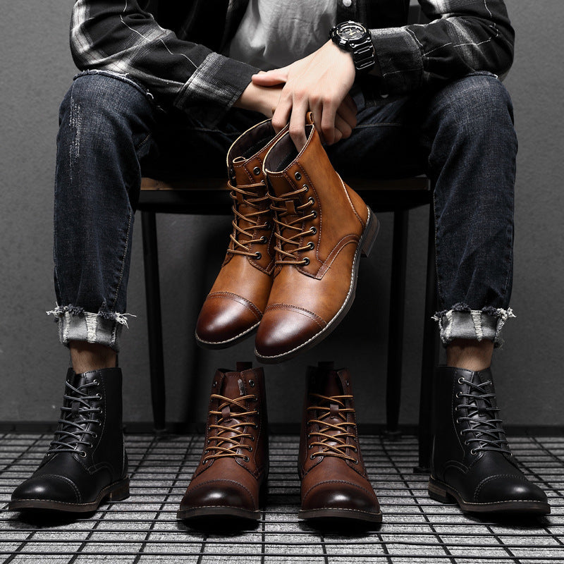 Claudius | Stiefeletten aus echtem Leder