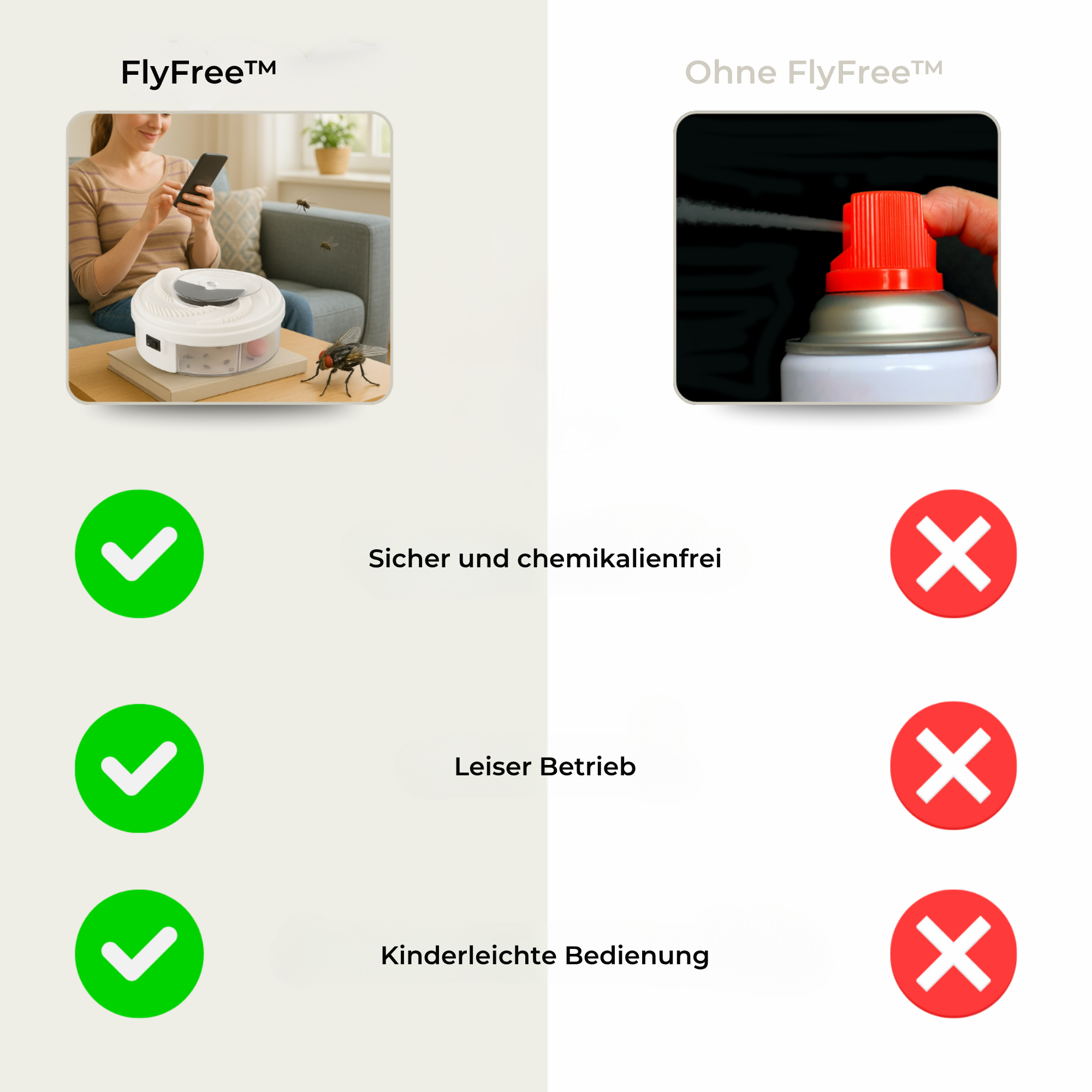 Heinrich – Stilvolle und chemiefreie Fliegenabwehr für Innenräume