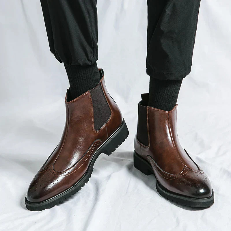 Adrian | Chelsea-Stiefel aus echtem Leder