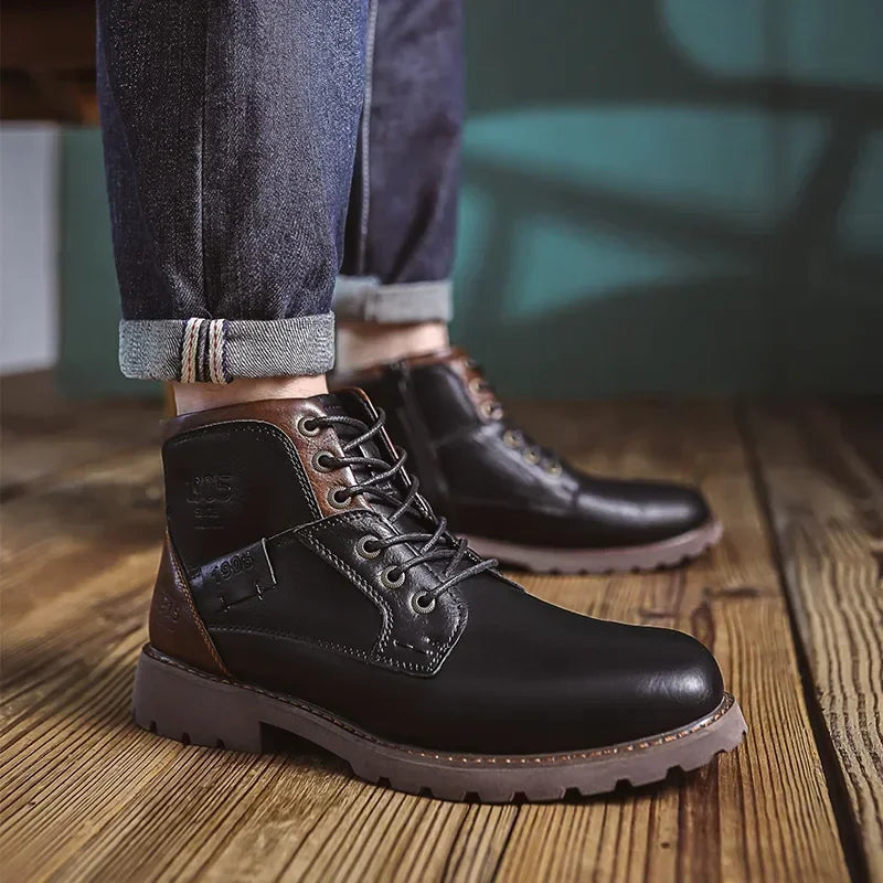 Parker | Freizeitstiefel aus Leder im britischen Stil