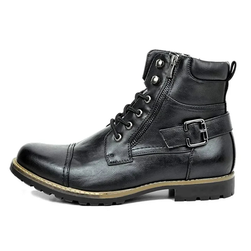 Damon | Schnürstiefeletten aus Leder