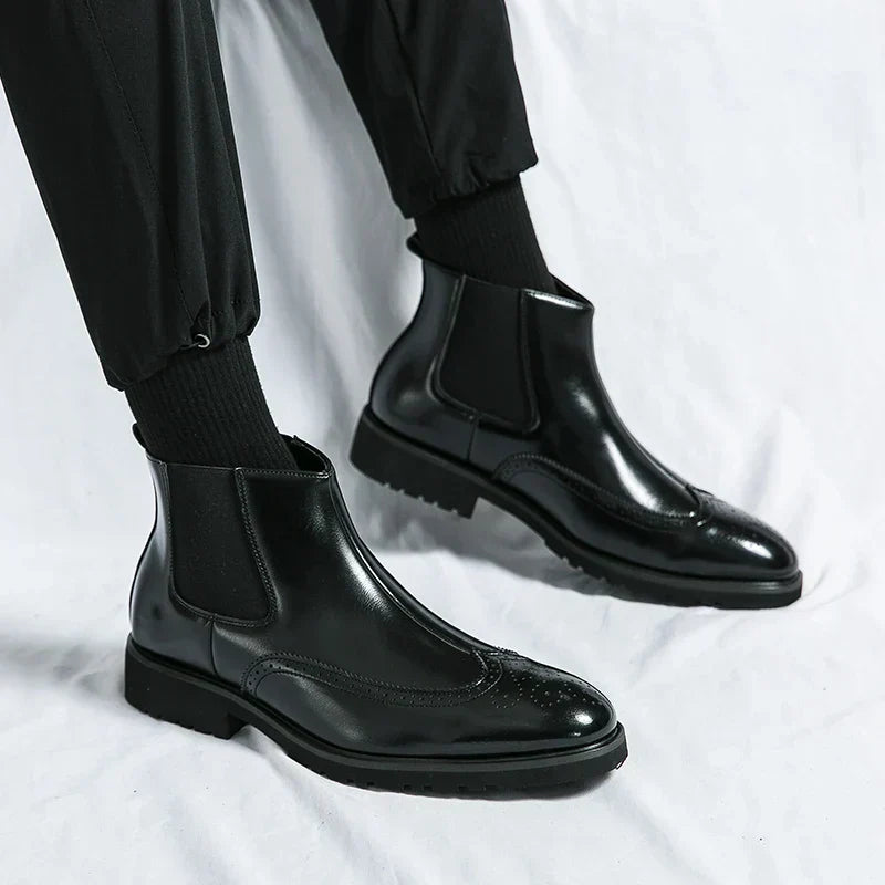 Adrian | Chelsea-Stiefel aus echtem Leder
