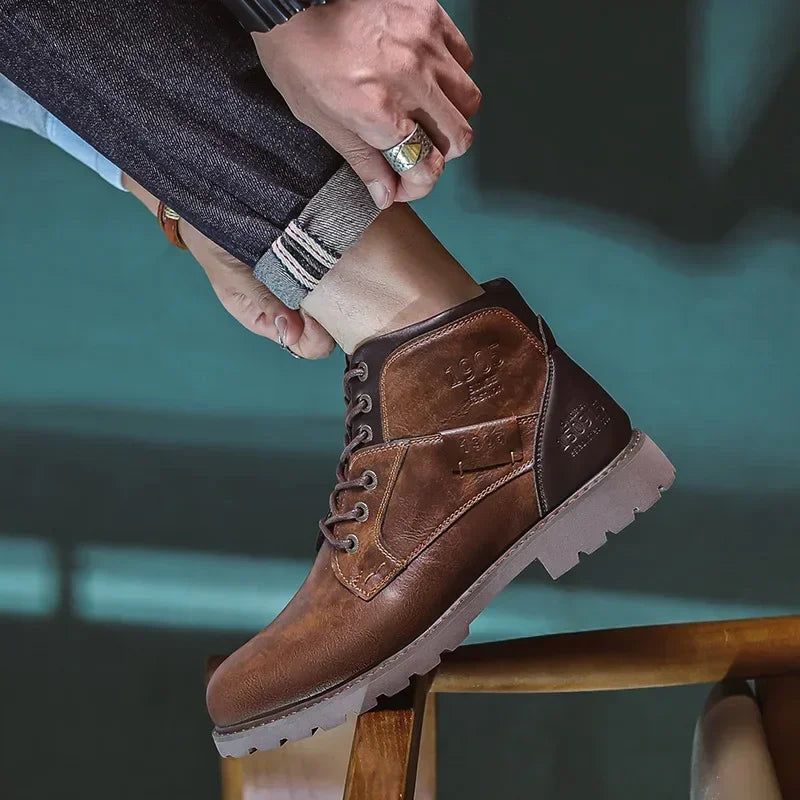 Parker | Freizeitstiefel aus Leder im britischen Stil