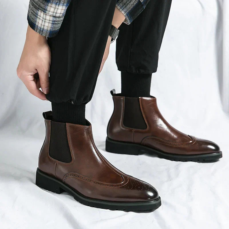 Adrian | Chelsea-Stiefel aus echtem Leder
