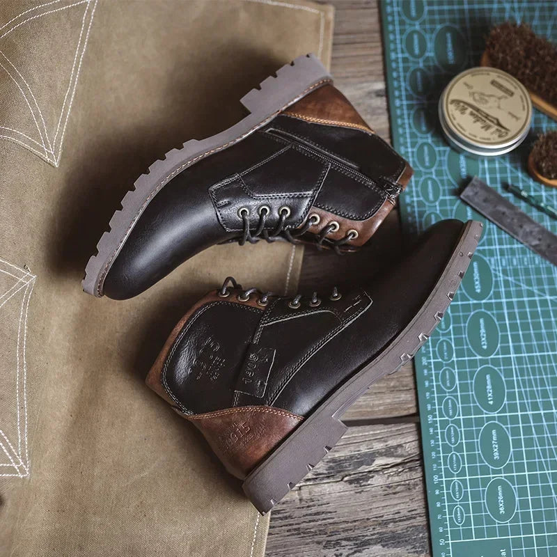 Parker | Freizeitstiefel aus Leder im britischen Stil